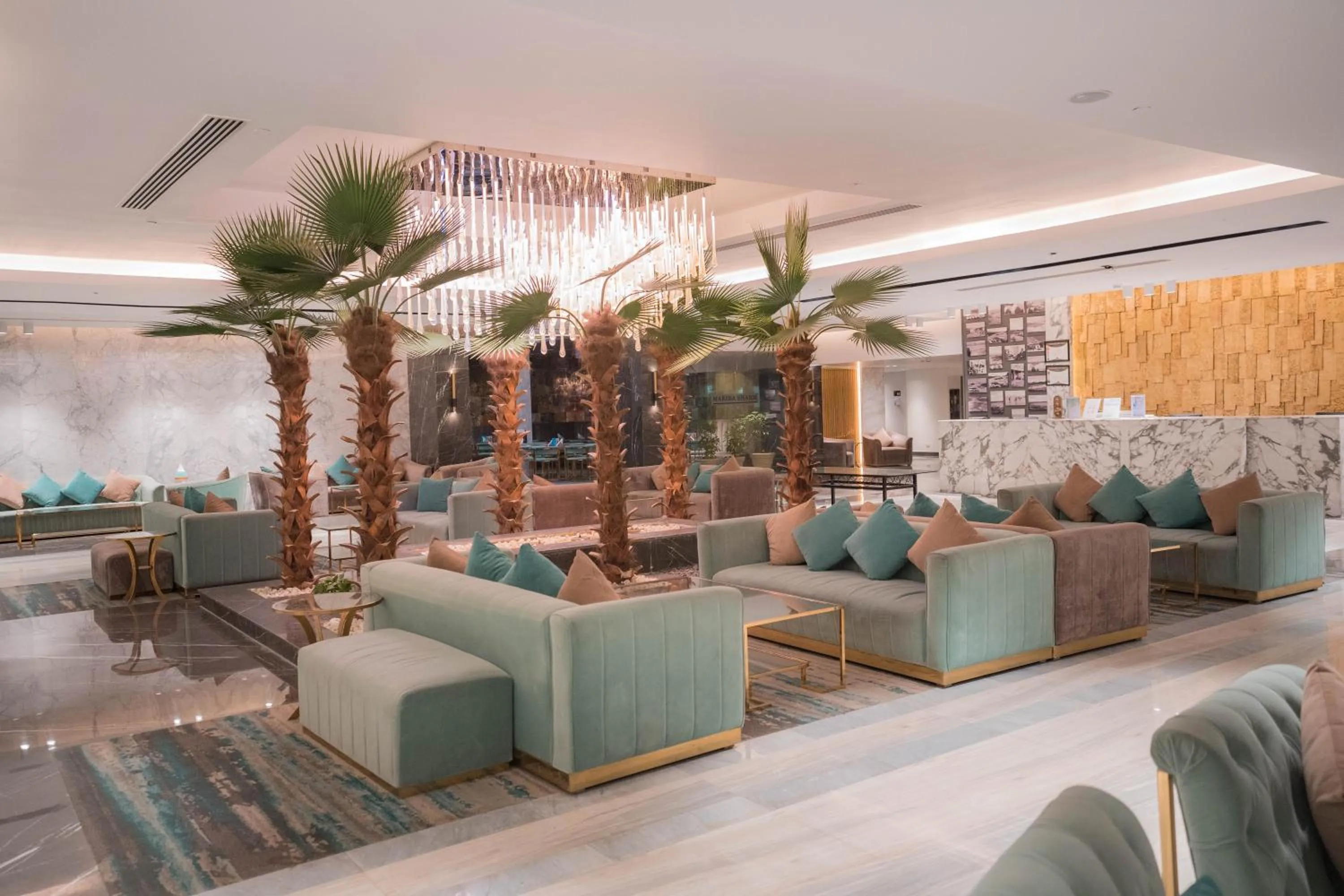Seating area in Marina Sharm Hotel