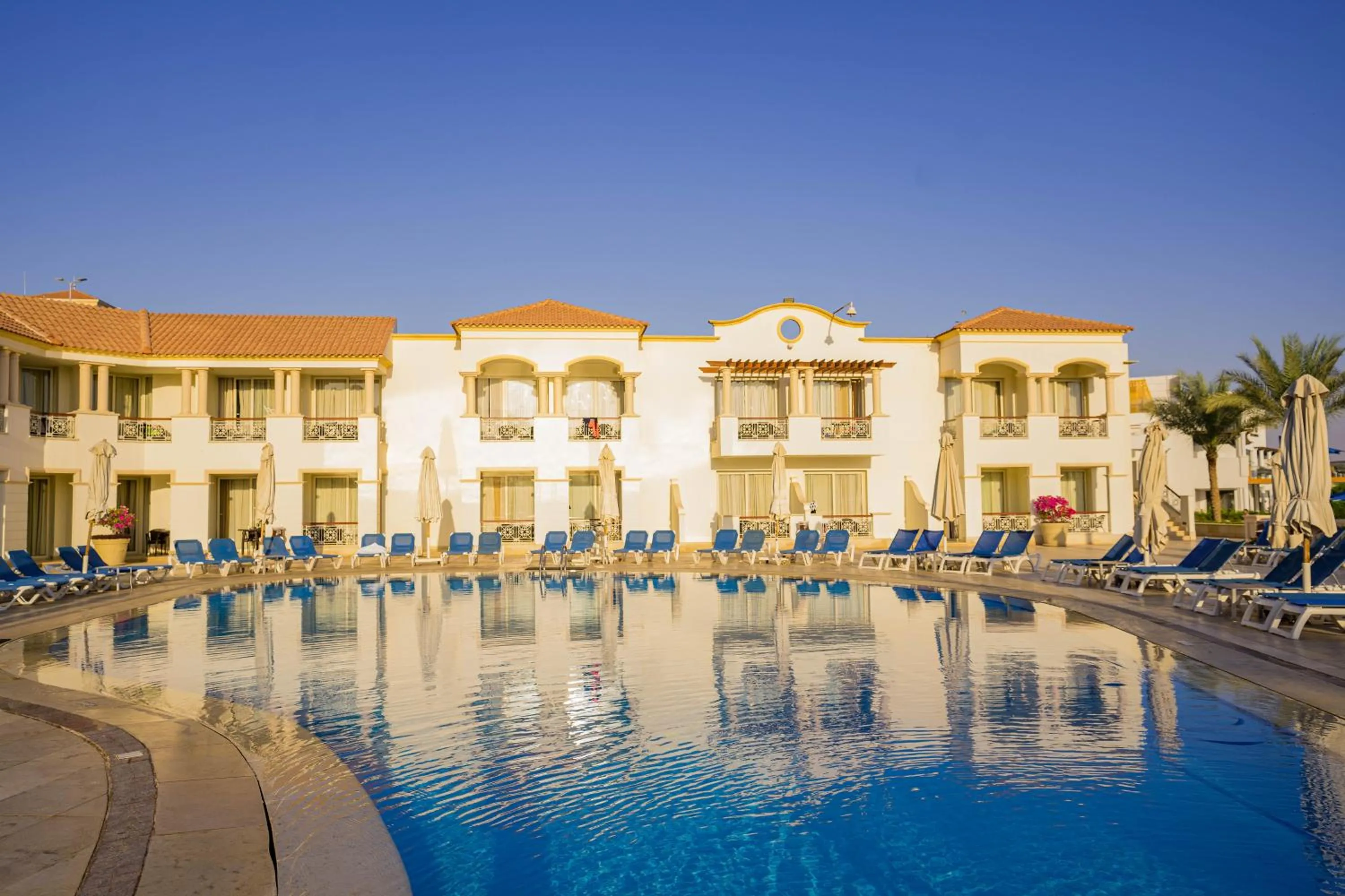 Pool view in Marina Sharm Hotel