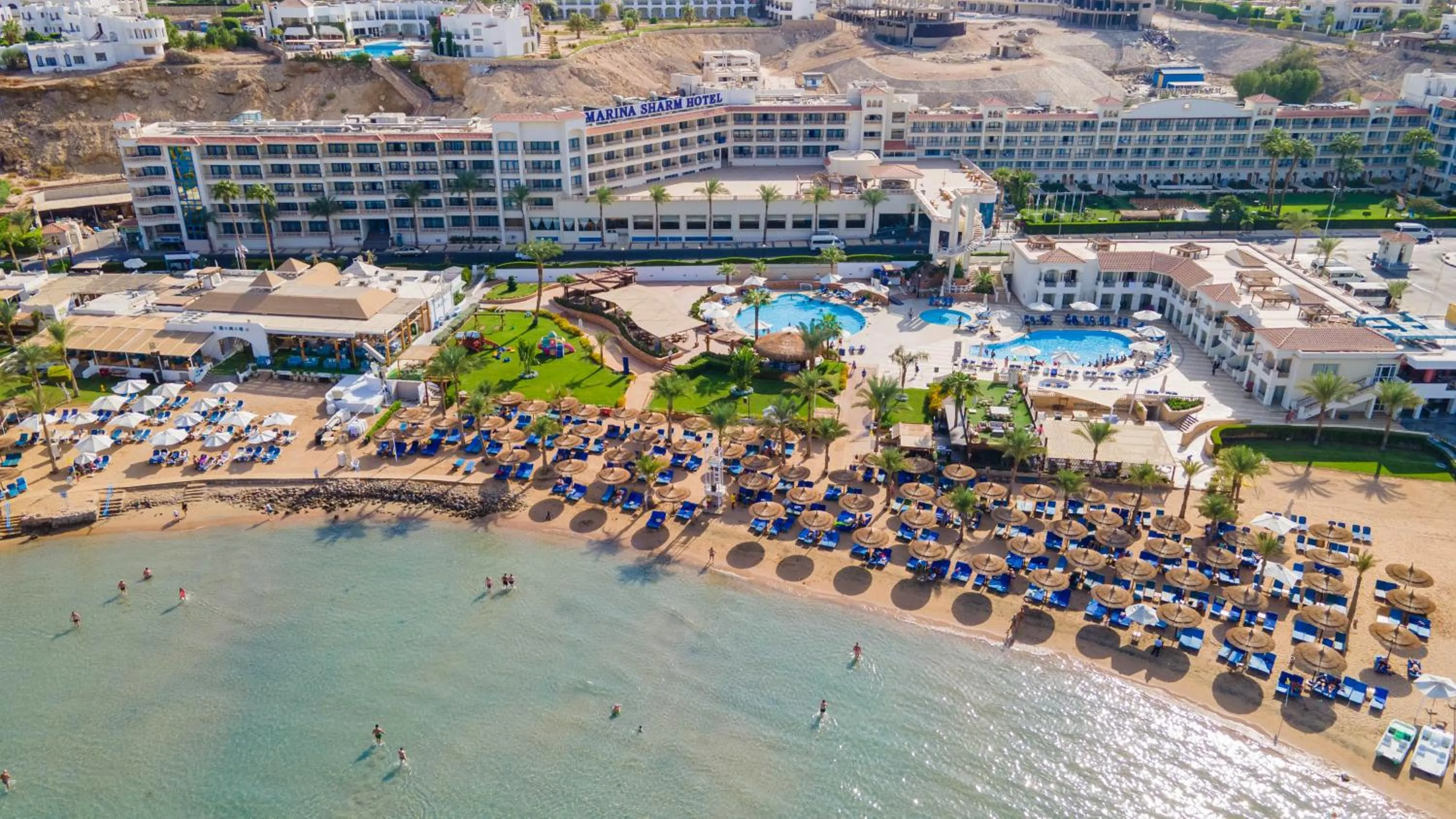 Bird's eye view in Marina Sharm Hotel