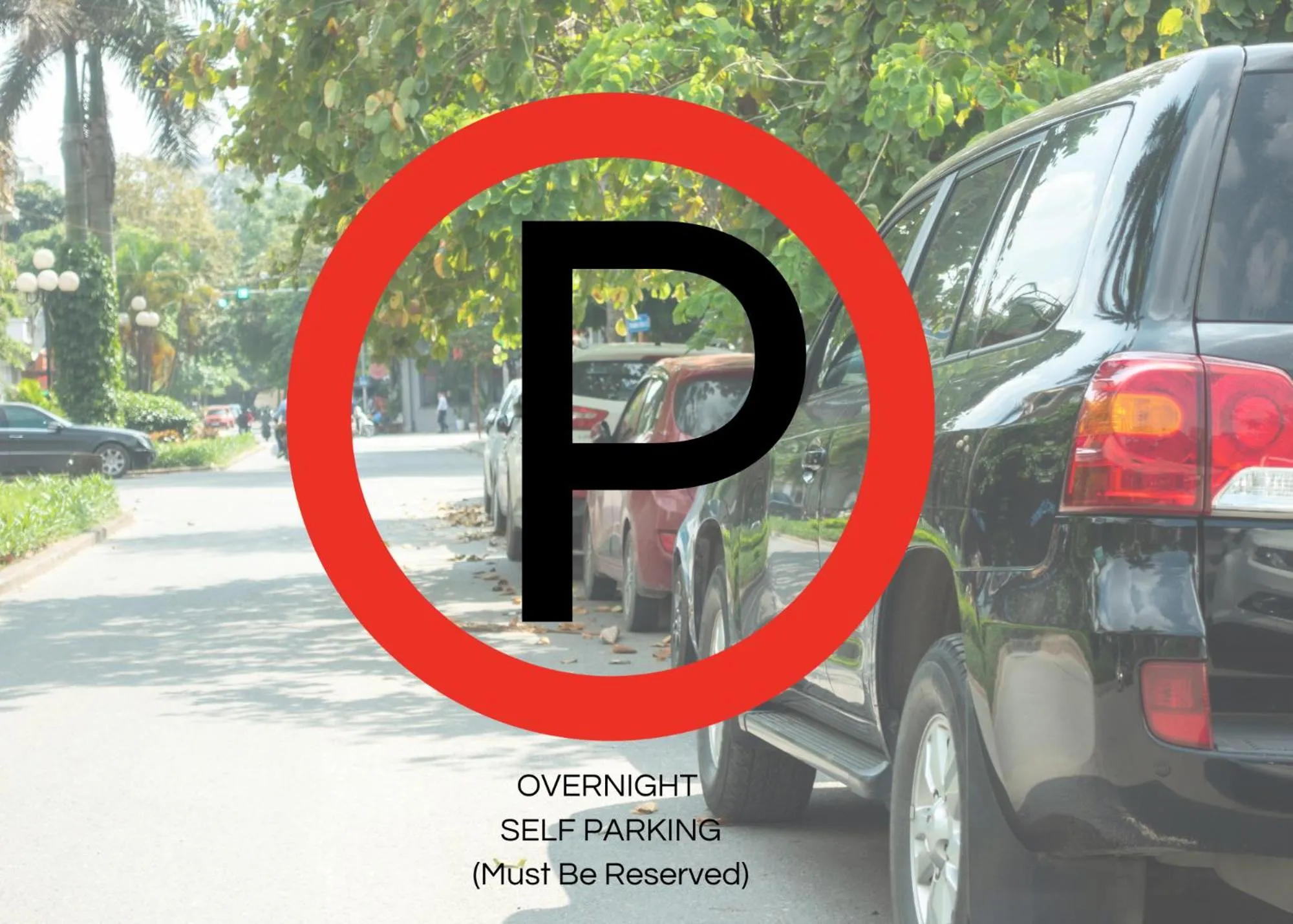 Parking in The Poppy Georgetown Guesthouse and Gardens