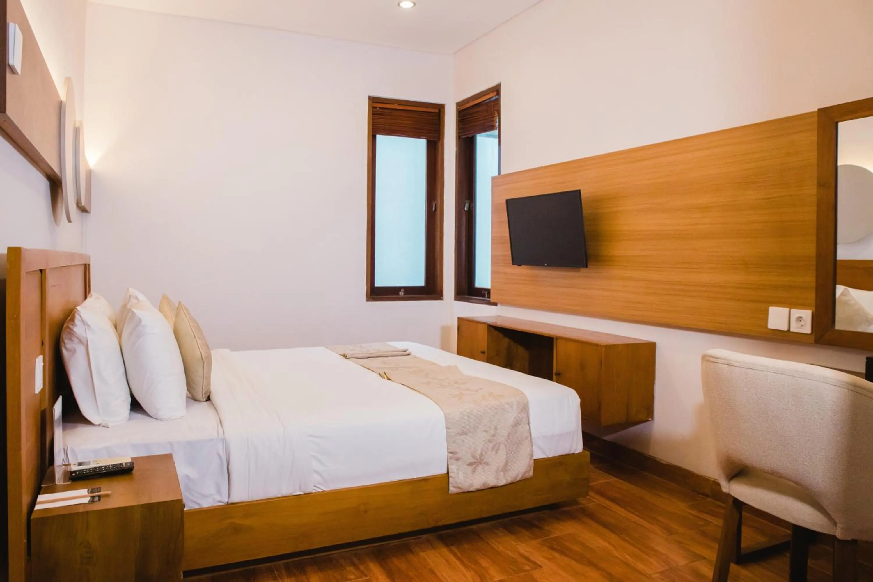 Bedroom, Bed in Grand Kesambi Resort and Villas Seminyak