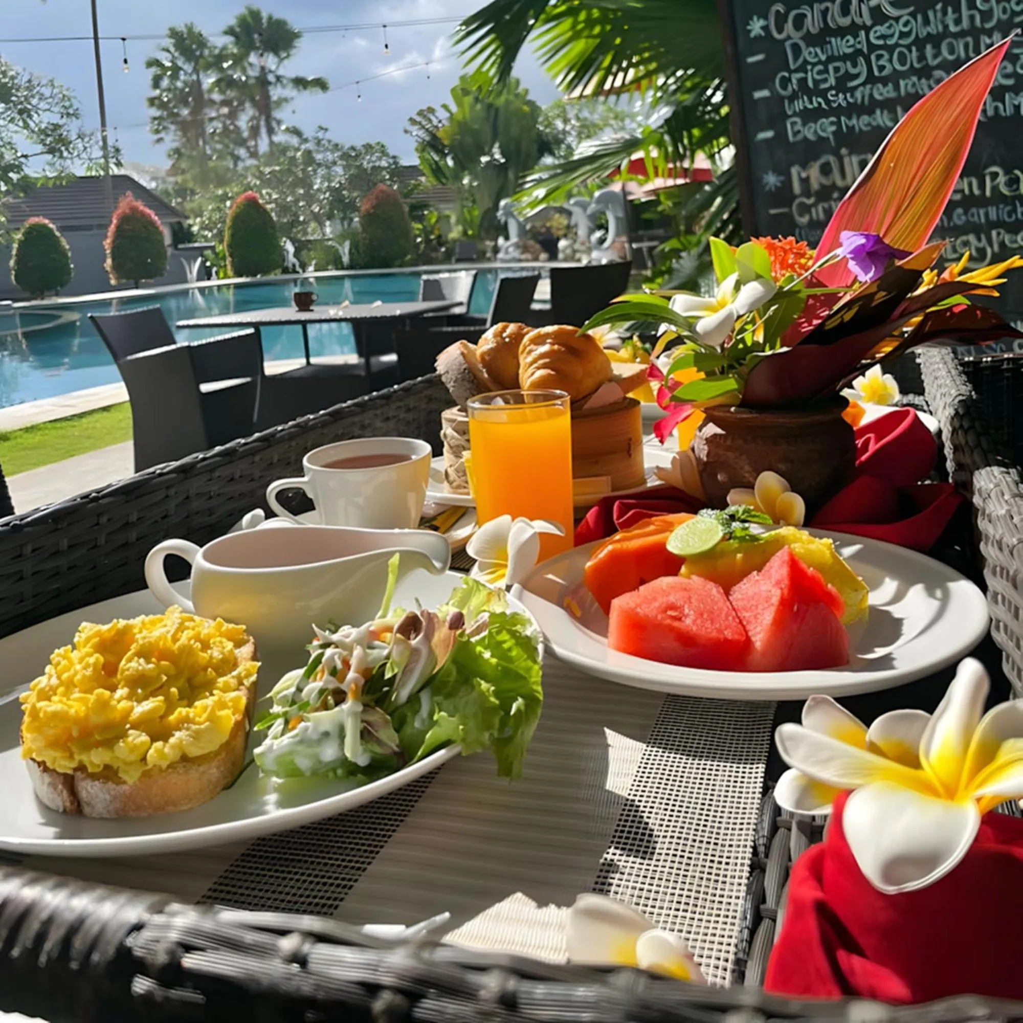 Breakfast in Grand Kesambi Resort and Villas Seminyak