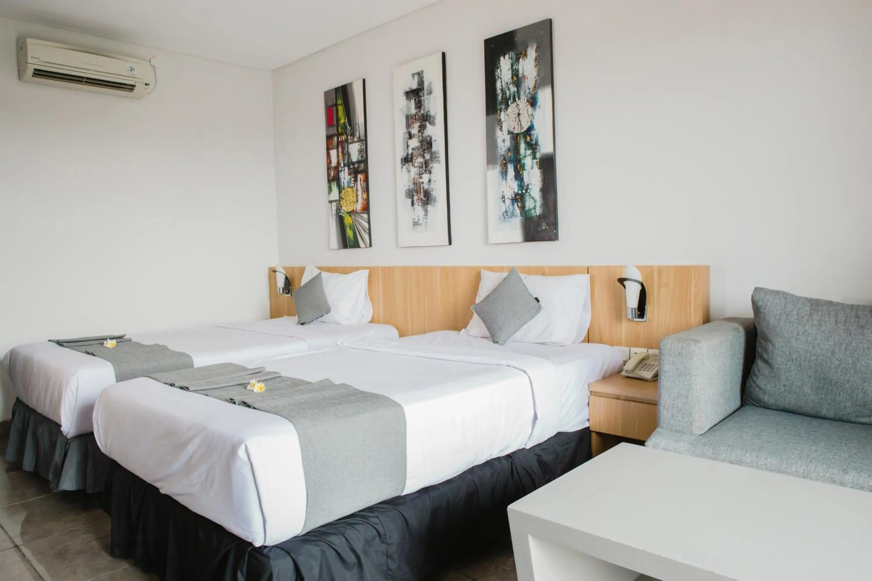 Bedroom, Bed in Grand Kesambi Resort and Villas Seminyak