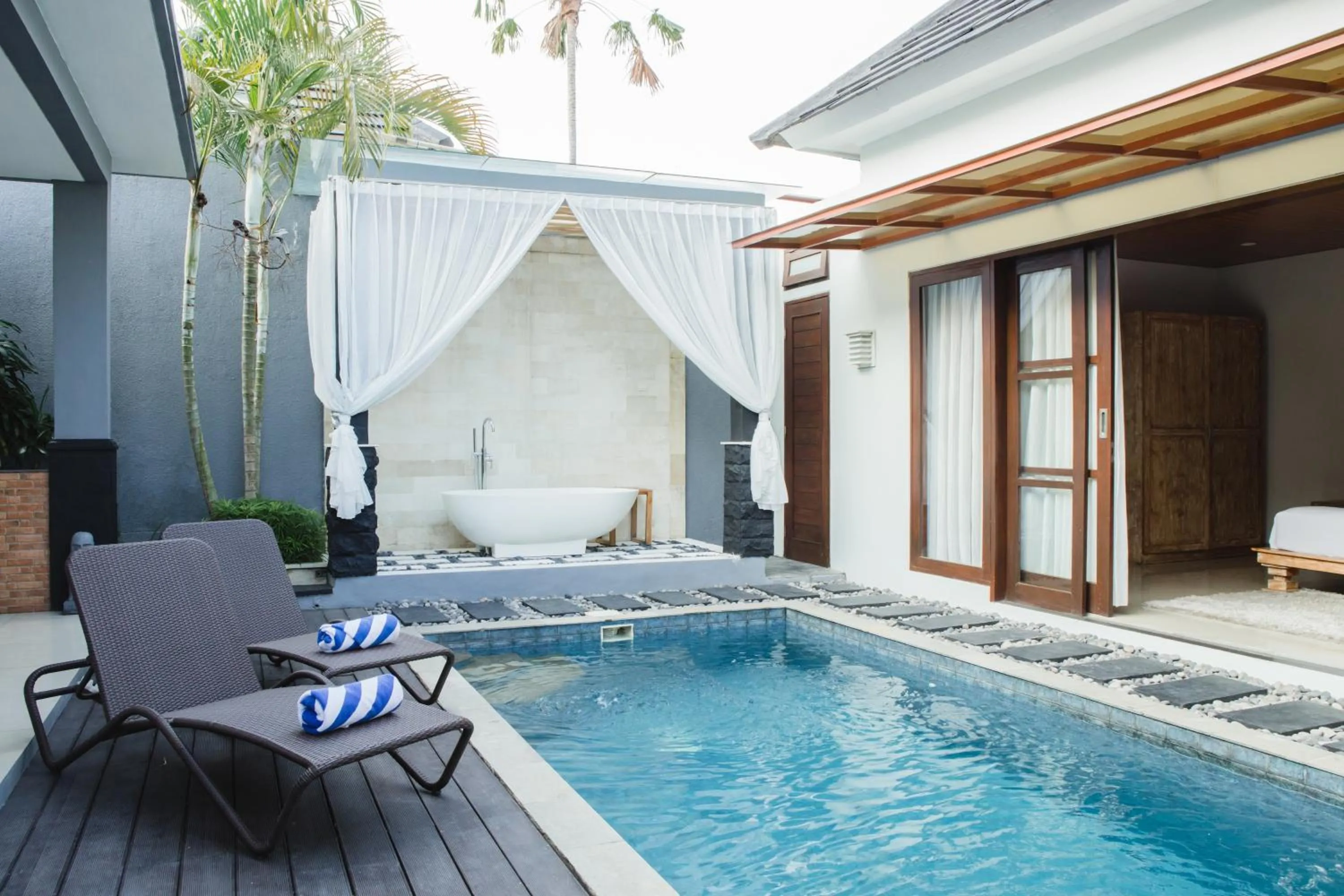 Patio in Grand Kesambi Resort and Villas Seminyak