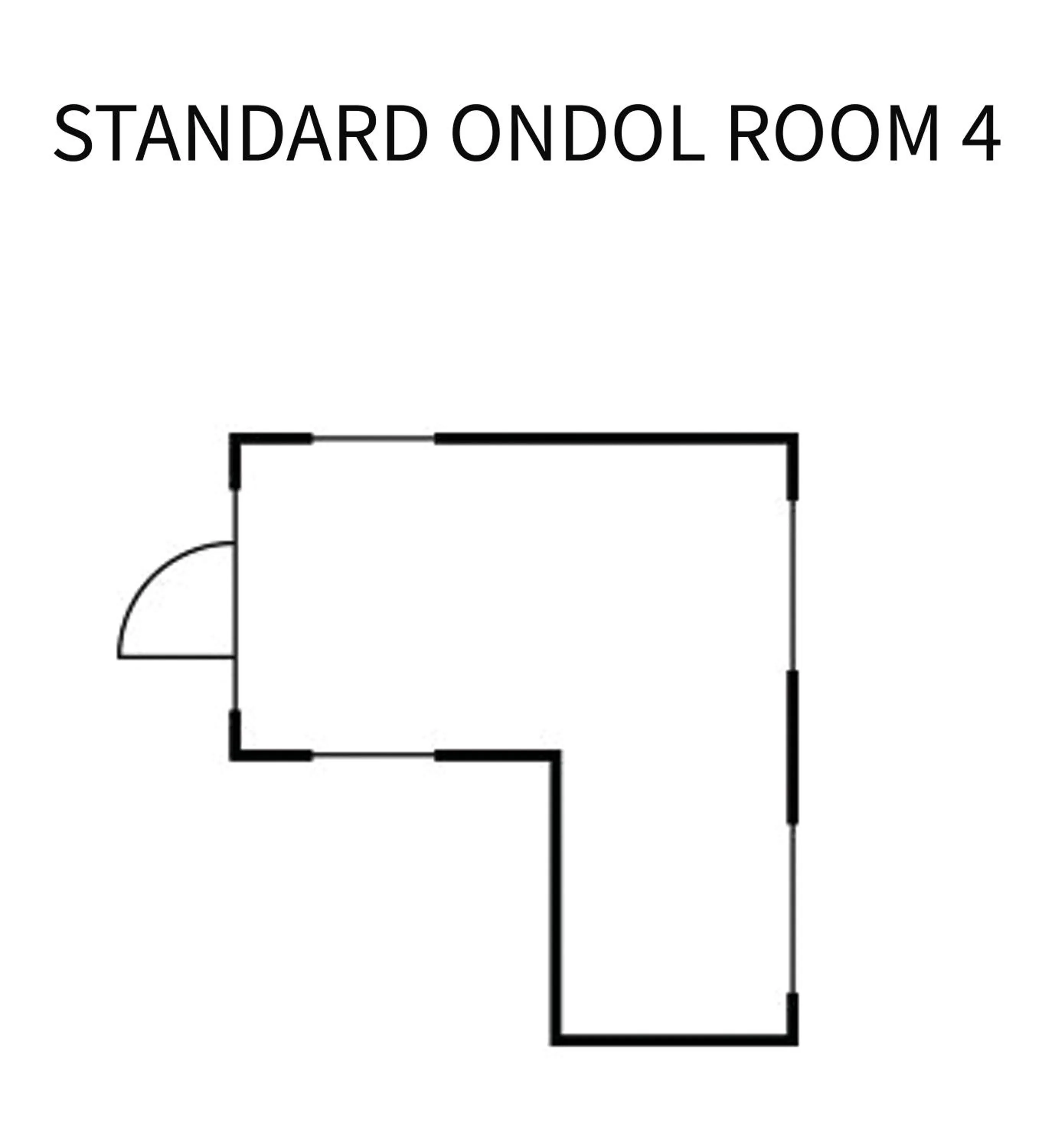 Floor plan in Side Hanok Residence
