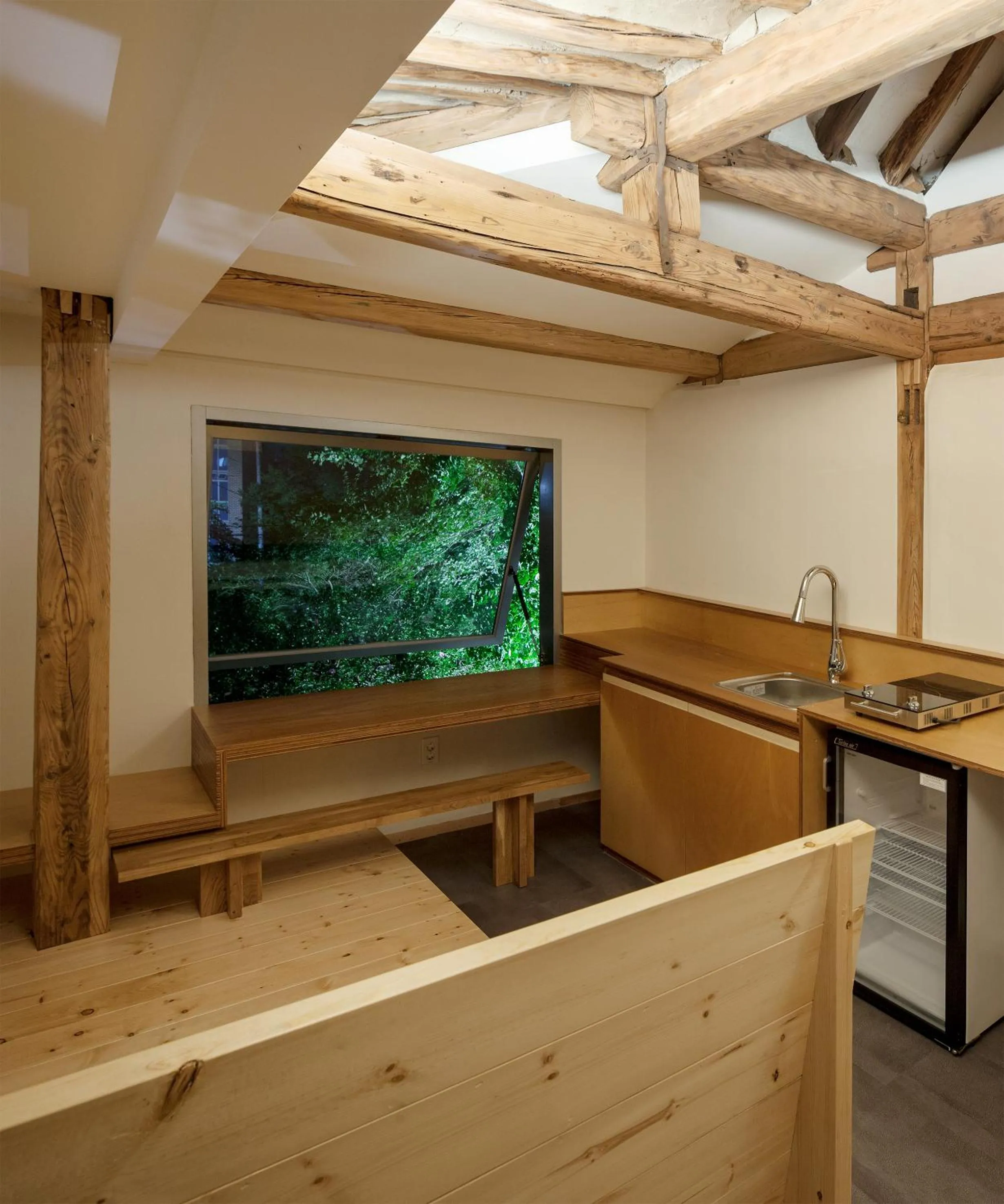 Bed in Side Hanok Residence