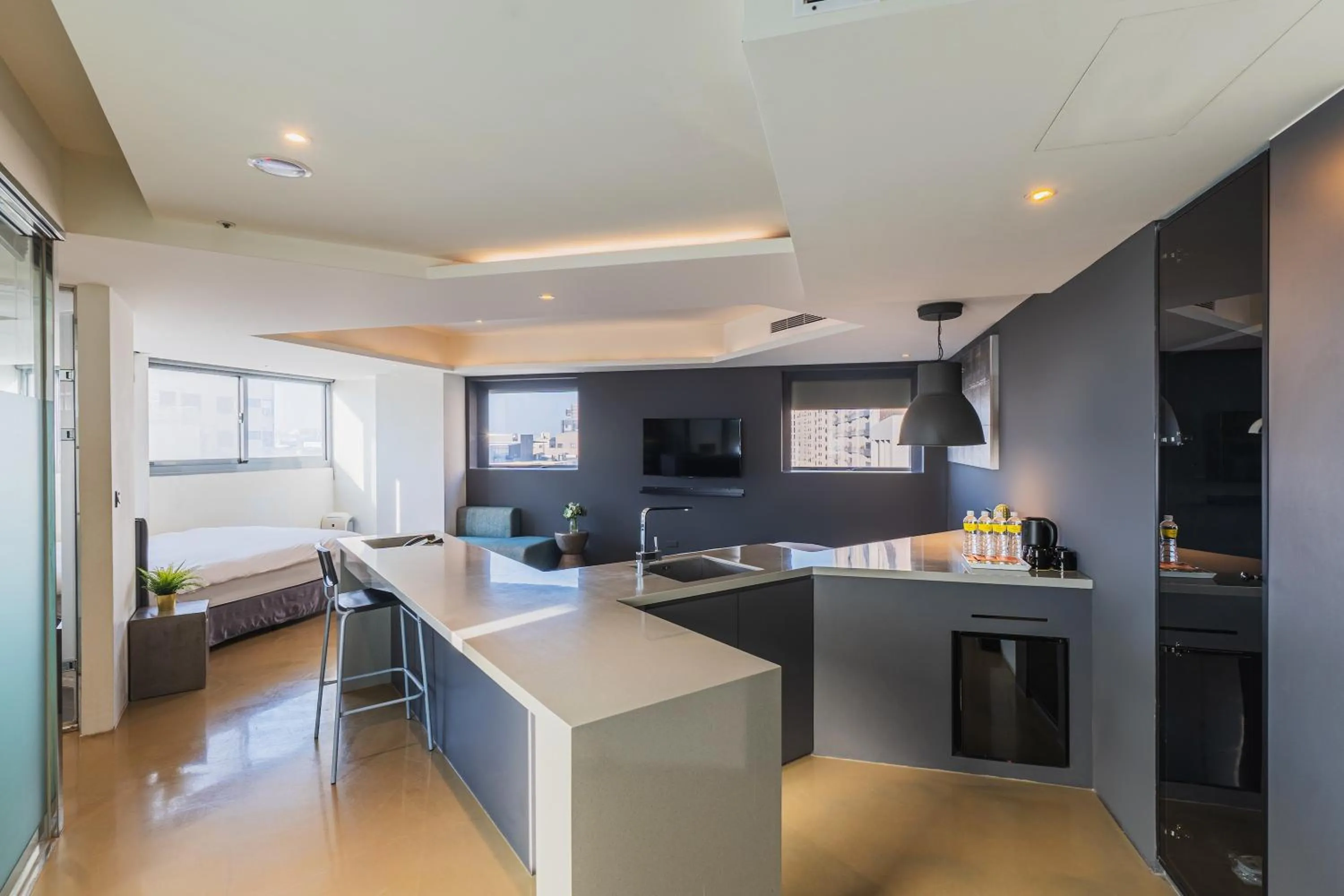 Bedroom in CHECK inn Taichung Liming