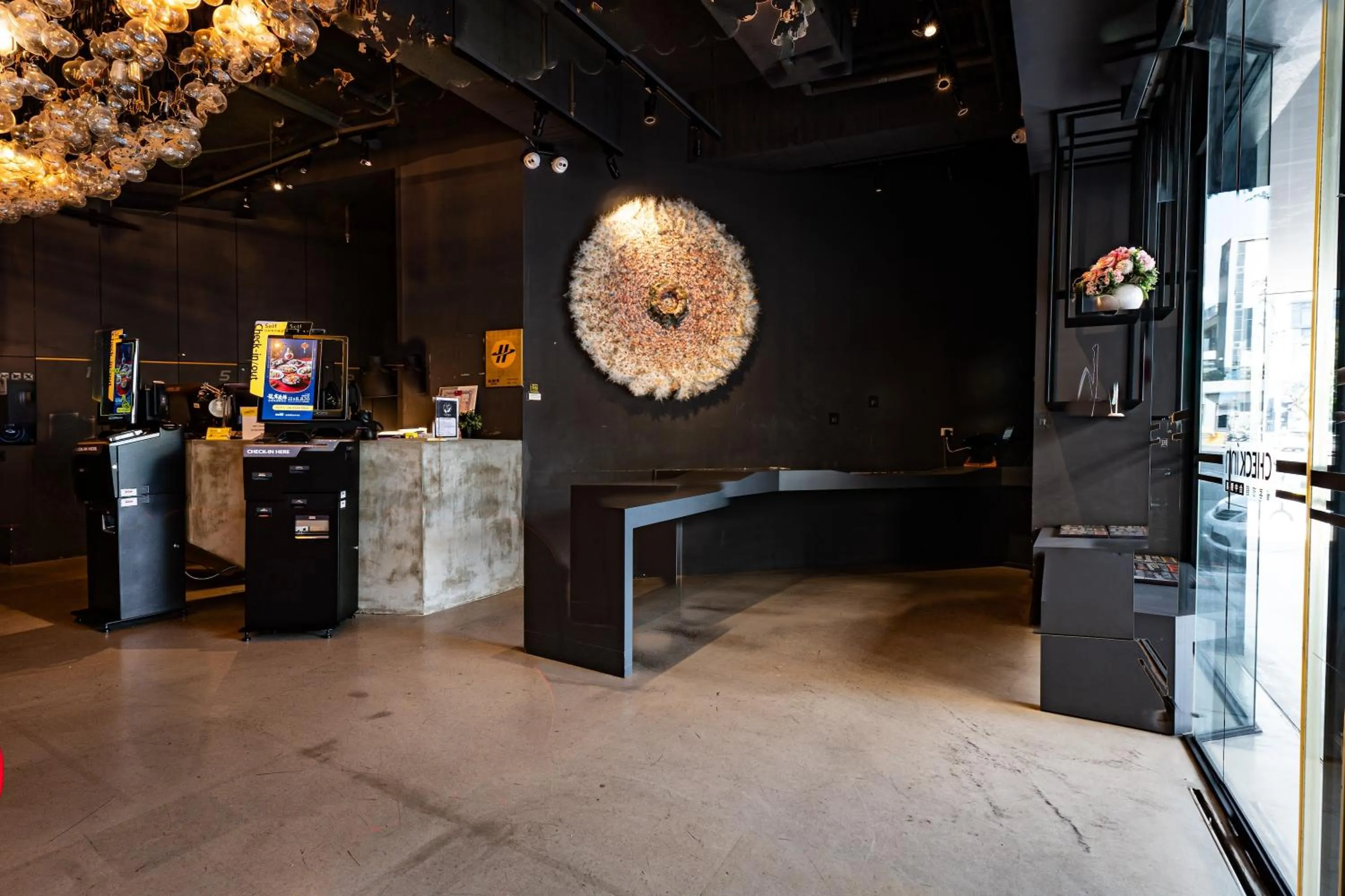 Lobby or reception in CHECK inn Taichung Liming