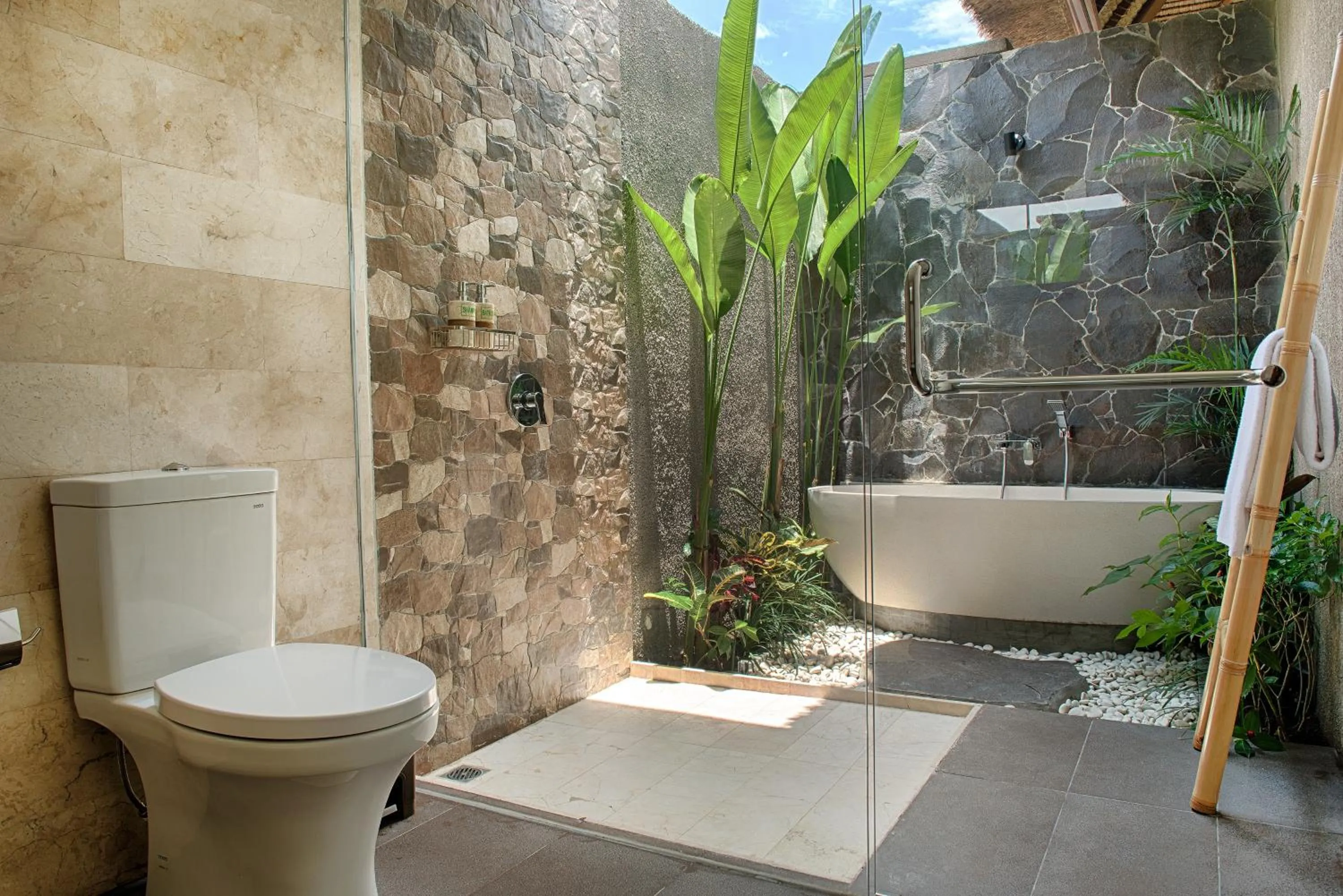Shower in Anusara Luxury Villas