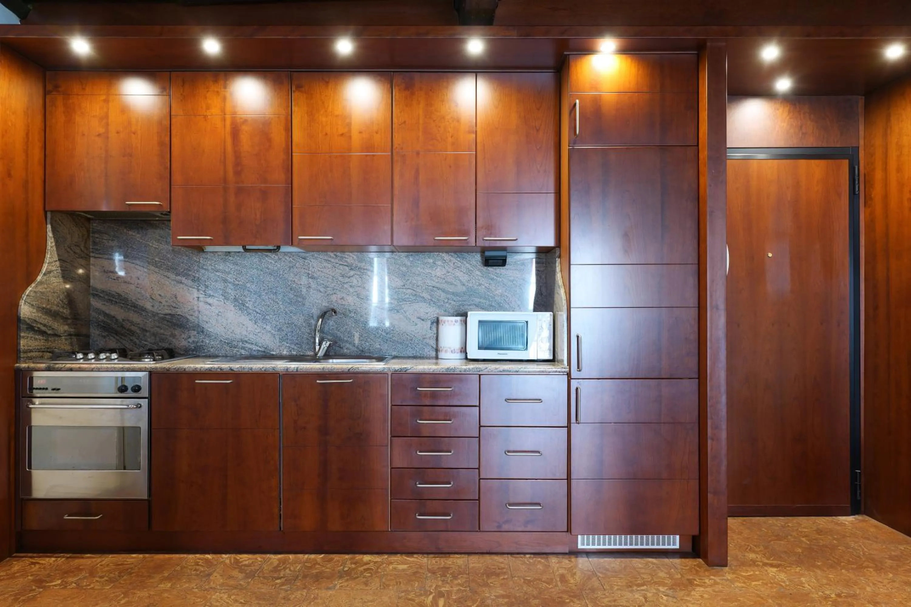 Kitchen or kitchenette in Mila Apartments Magenta