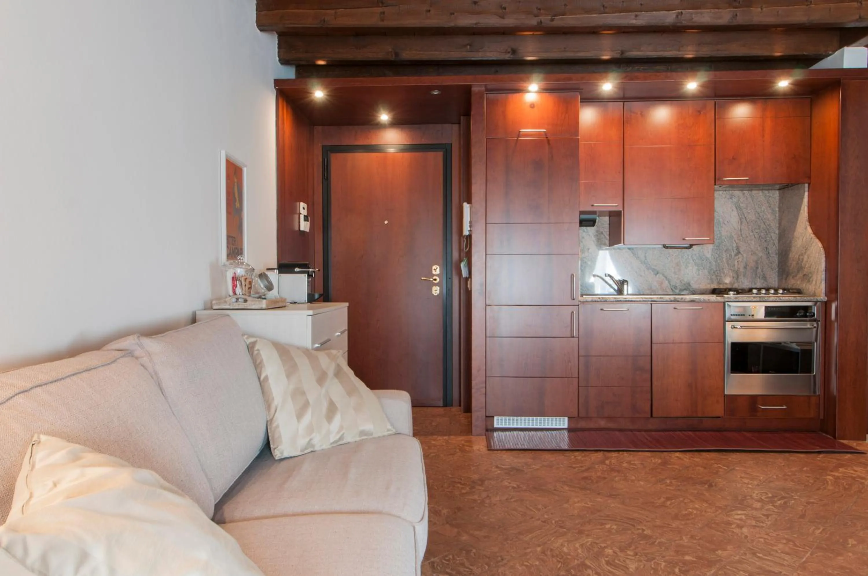 Kitchen or kitchenette in Mila Apartments Magenta