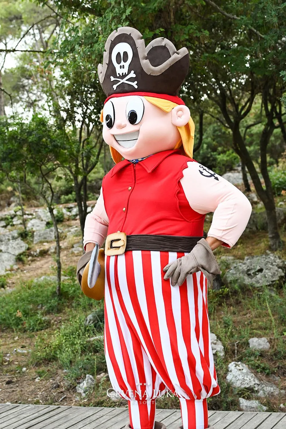 Children play ground in Crvena Luka Resort