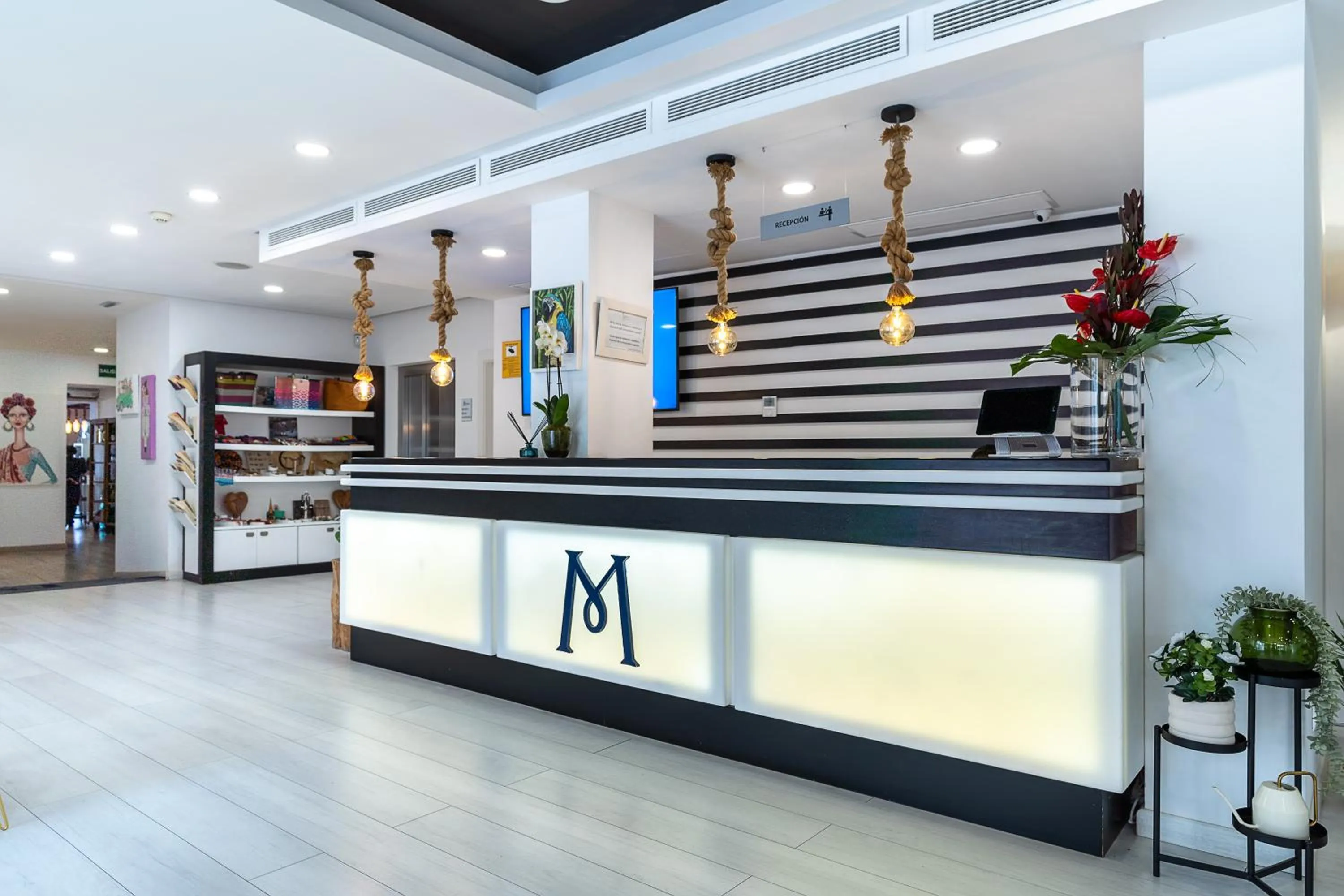 Lobby or reception in Hotel Boutique Minister 4Sup