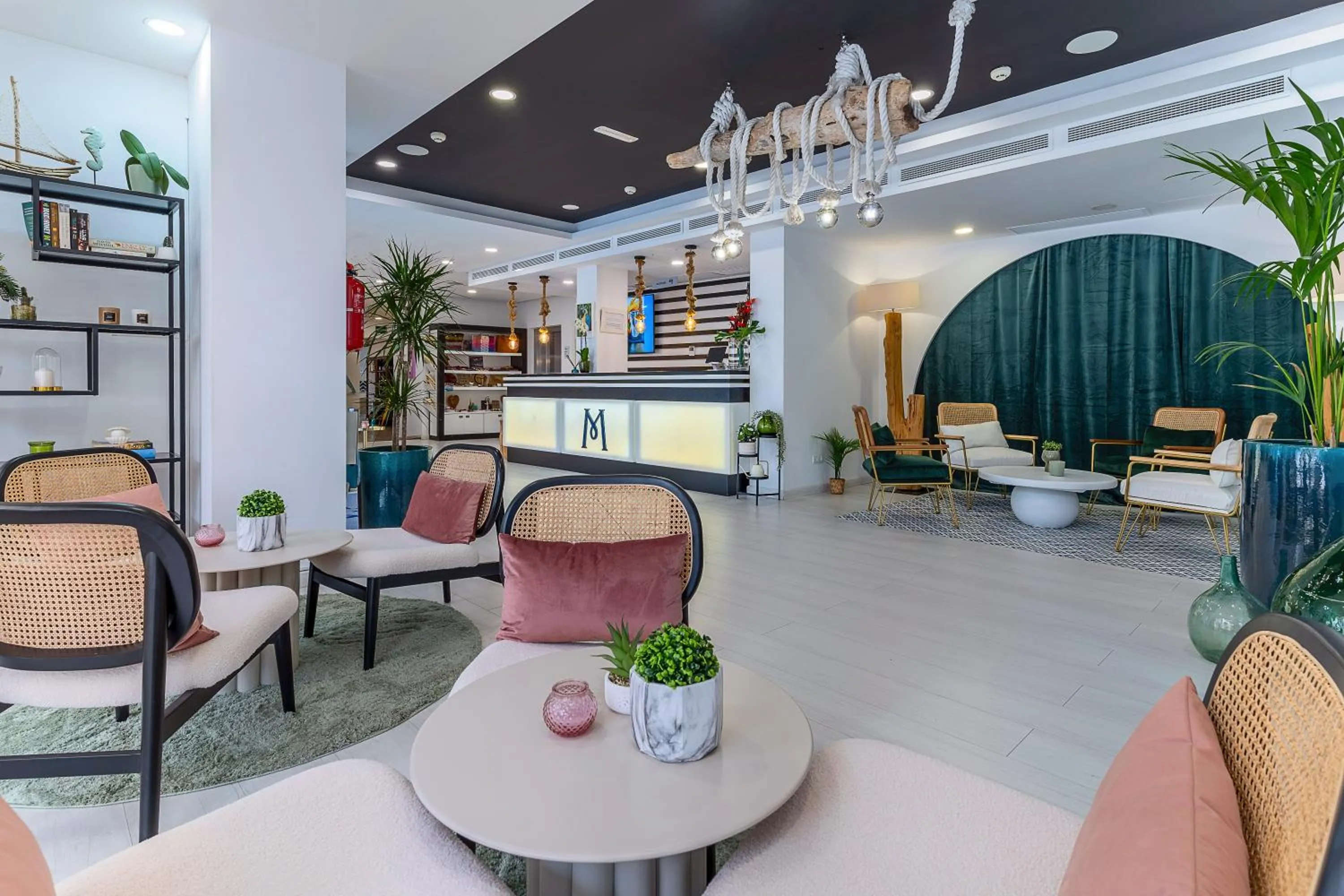 Lobby or reception in Hotel Boutique Minister 4Sup