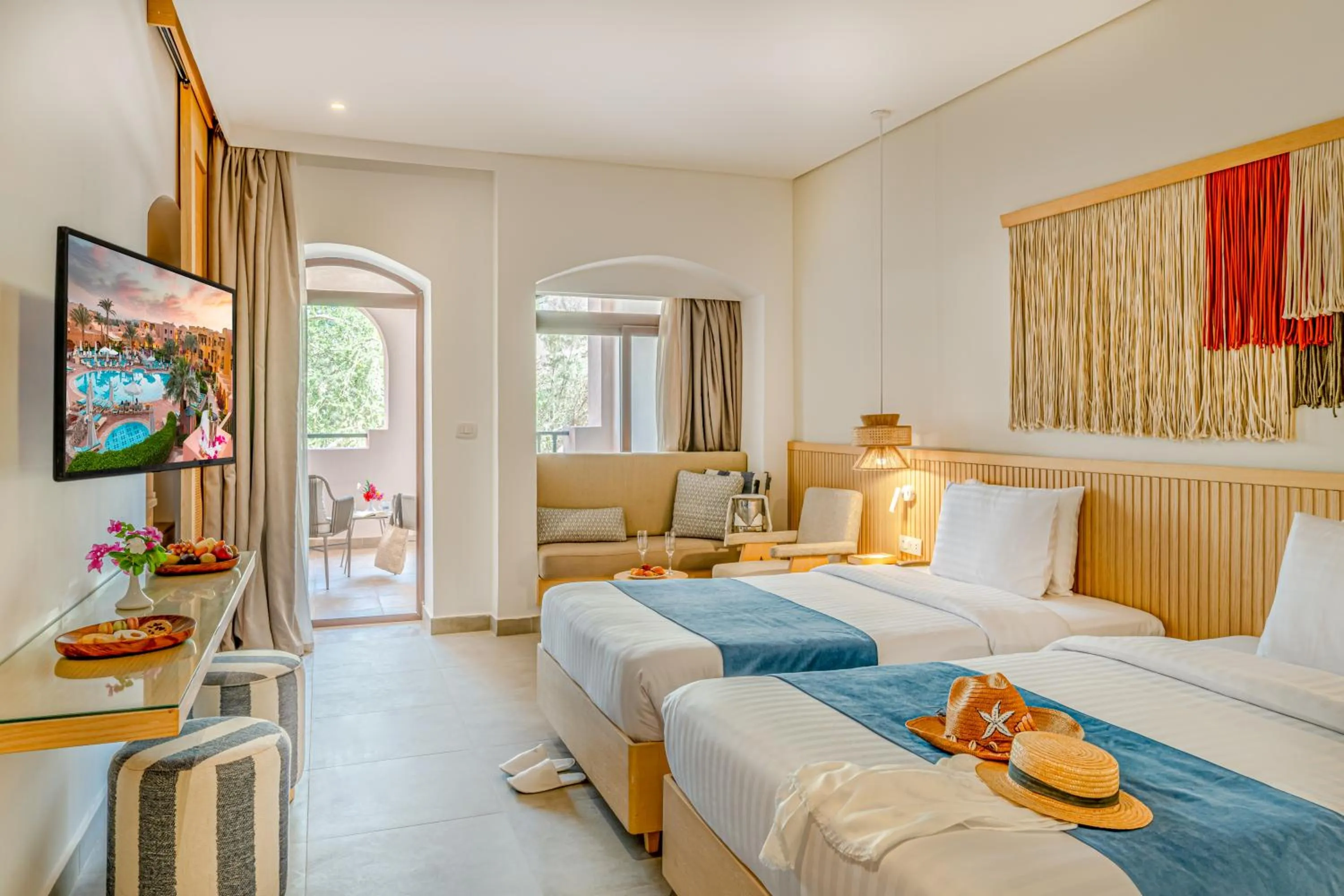 Bedroom, Bed in Three Corners Rihana Resort El Gouna