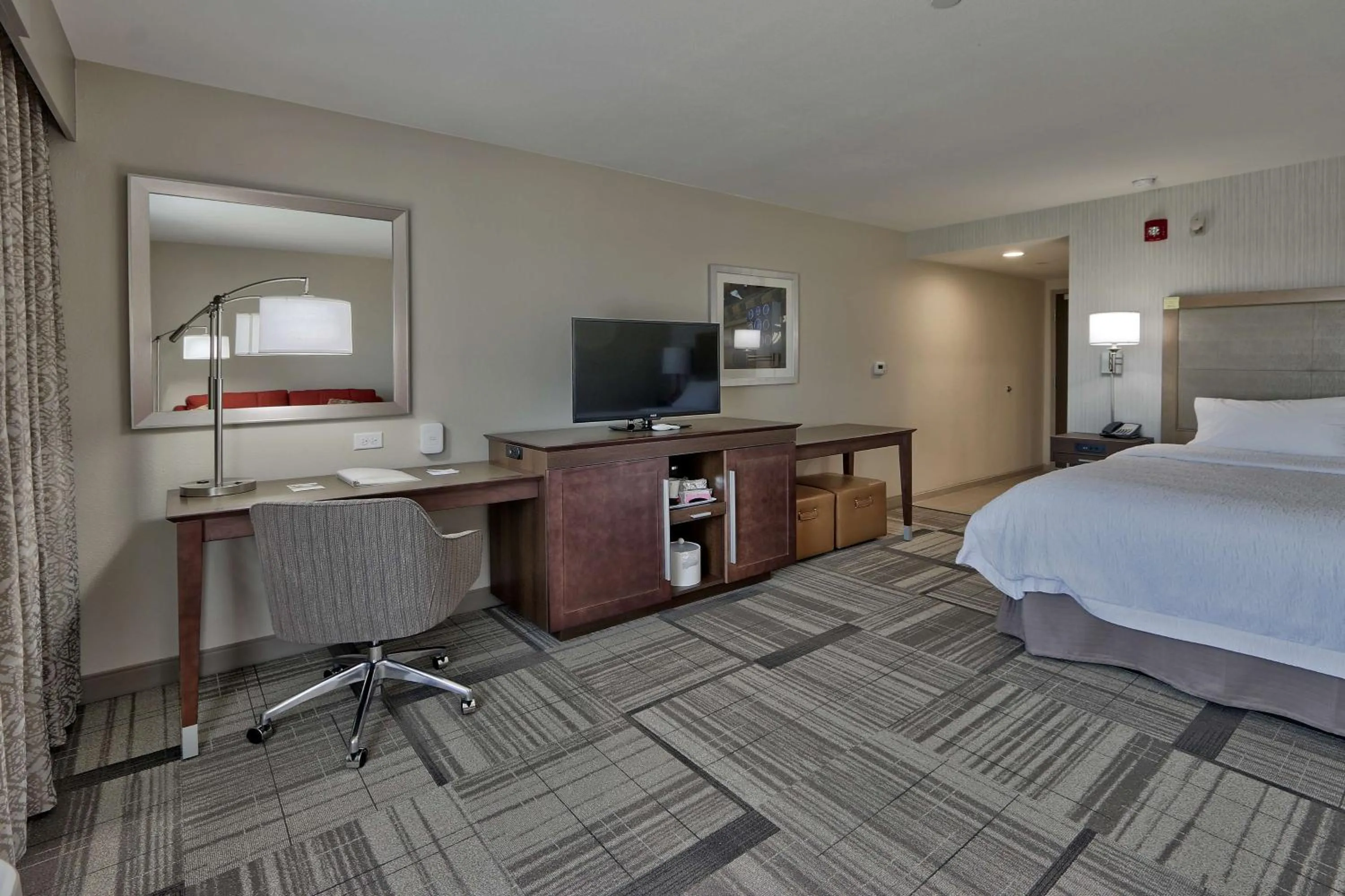 Bed in Hampton Inn & Suites Artesia