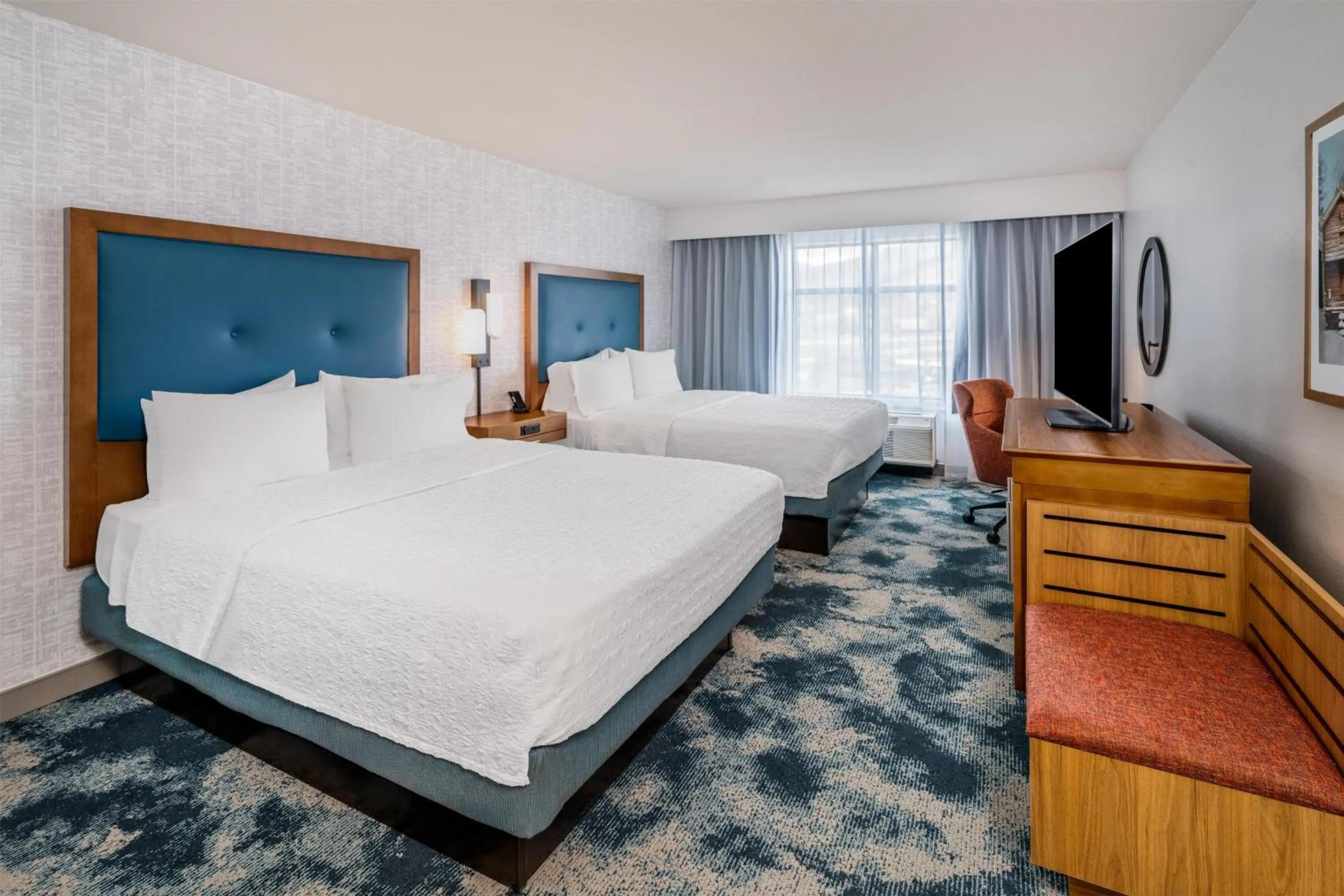 Bed in Hampton Inn & Suites Silverthorne