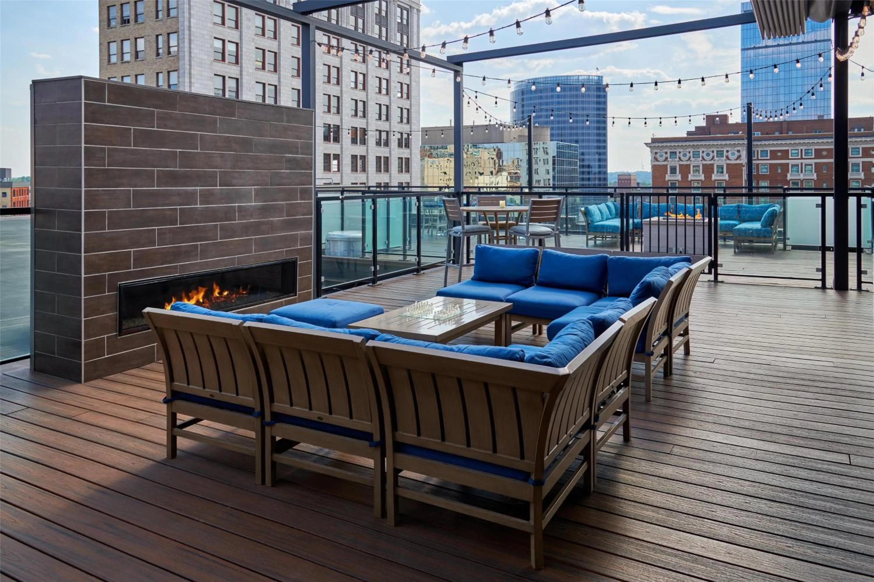 Patio in Homewood Suites by Hilton Grand Rapids Downtown