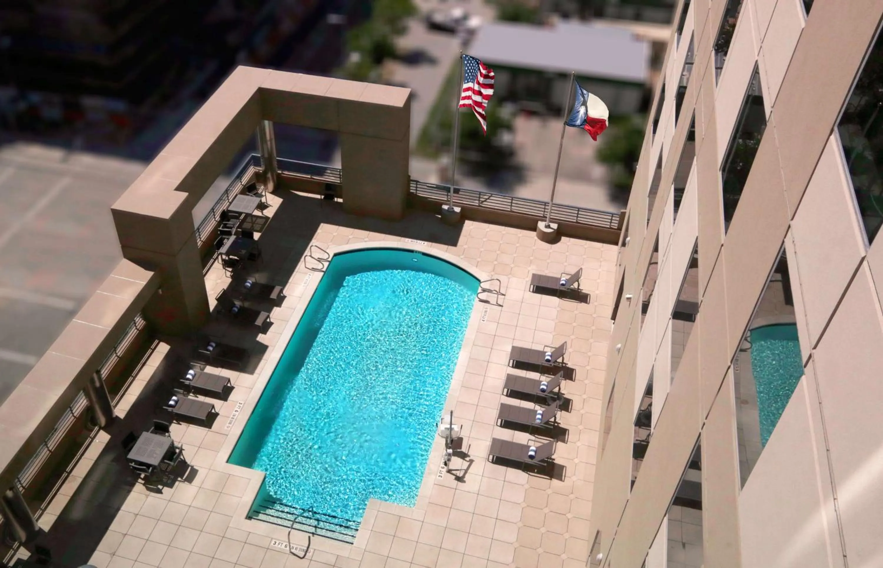 Pool view in Homewood Suites by Hilton Houston Downtown