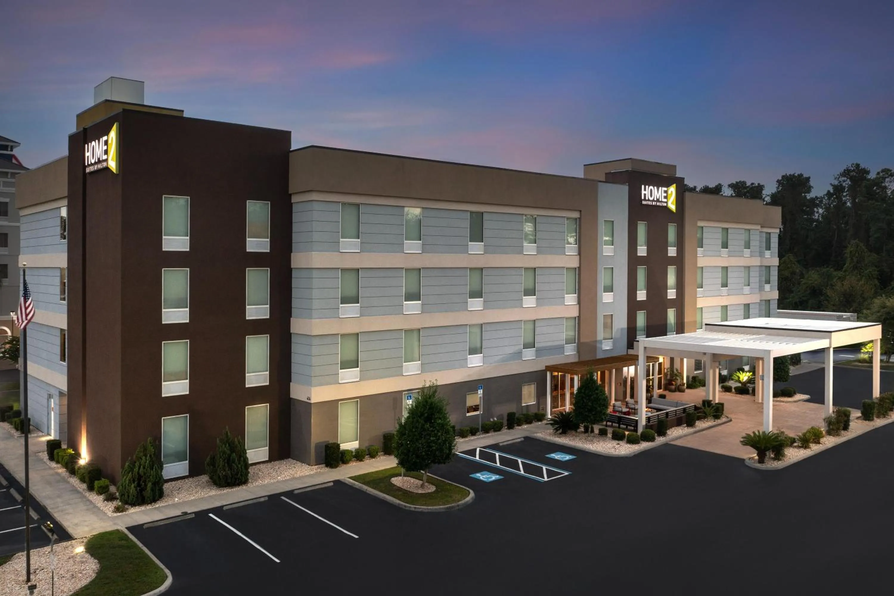 Property building in Home2 Suites by Hilton Lake City