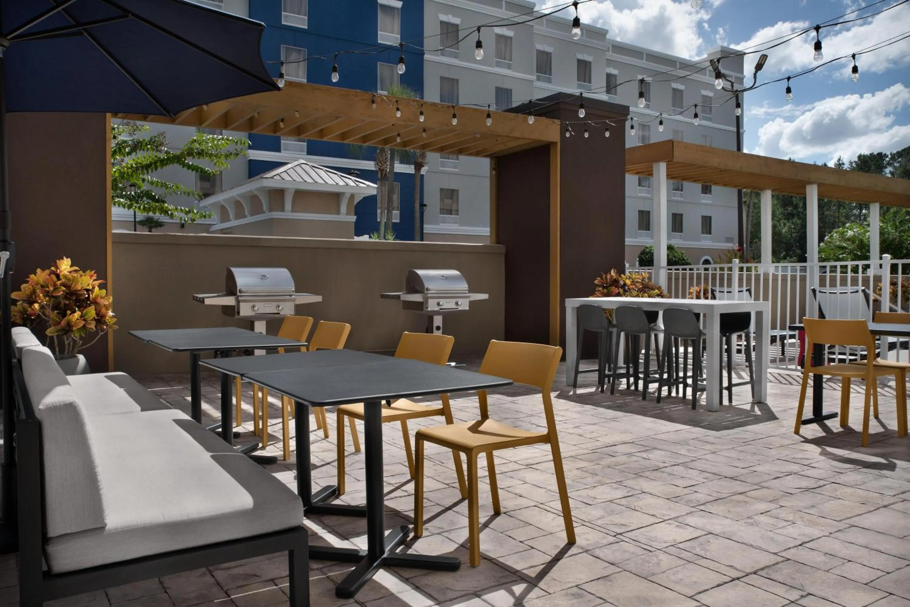 Patio in Home2 Suites by Hilton Lake City