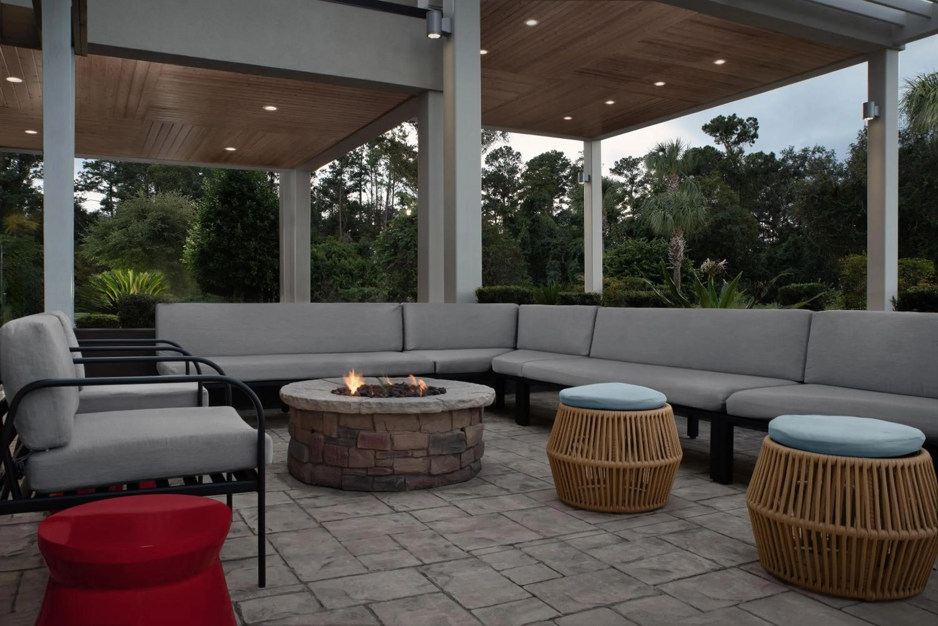 Patio in Home2 Suites by Hilton Lake City