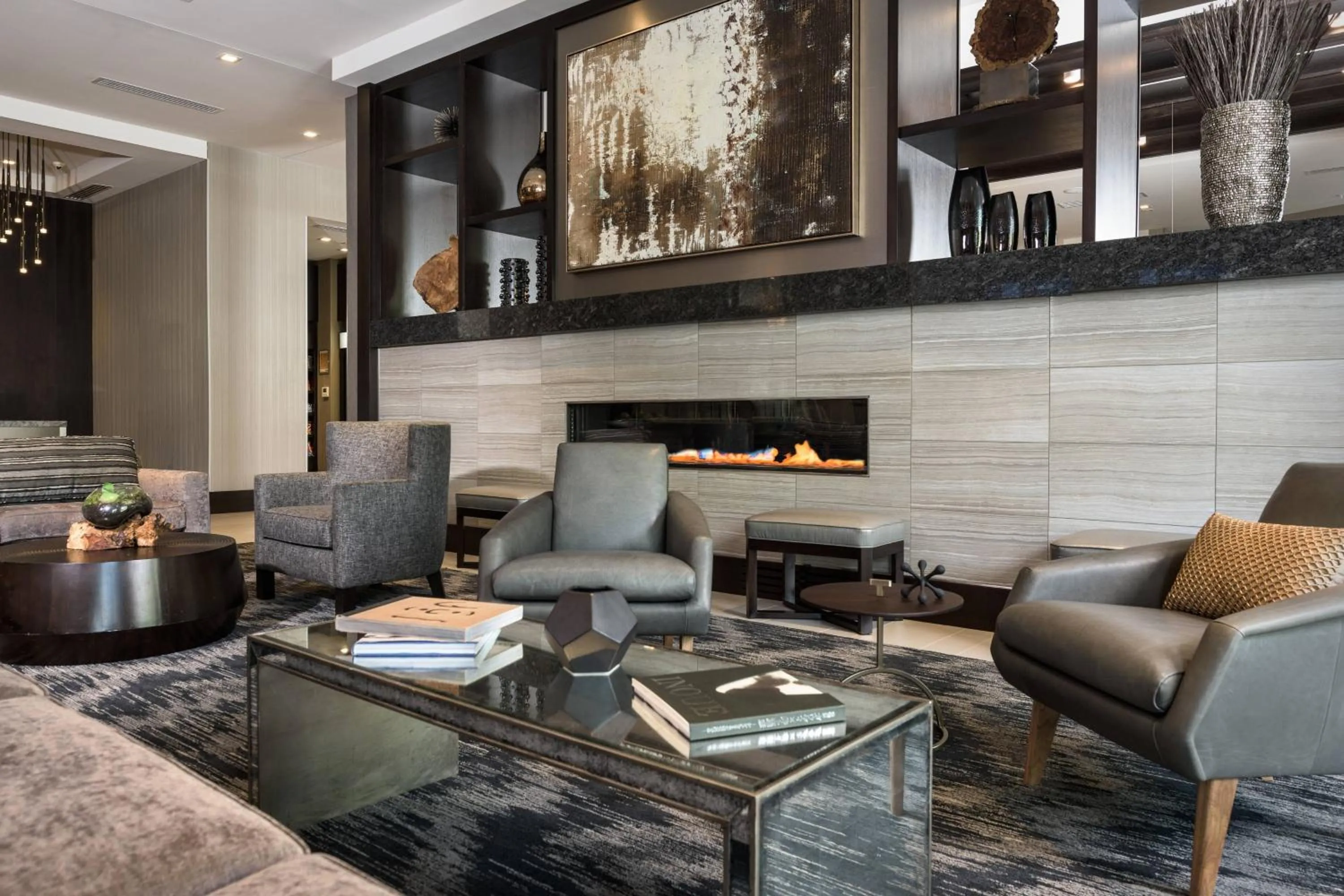 Lobby or reception in Courtyard by Marriott Edgewater NYC Area