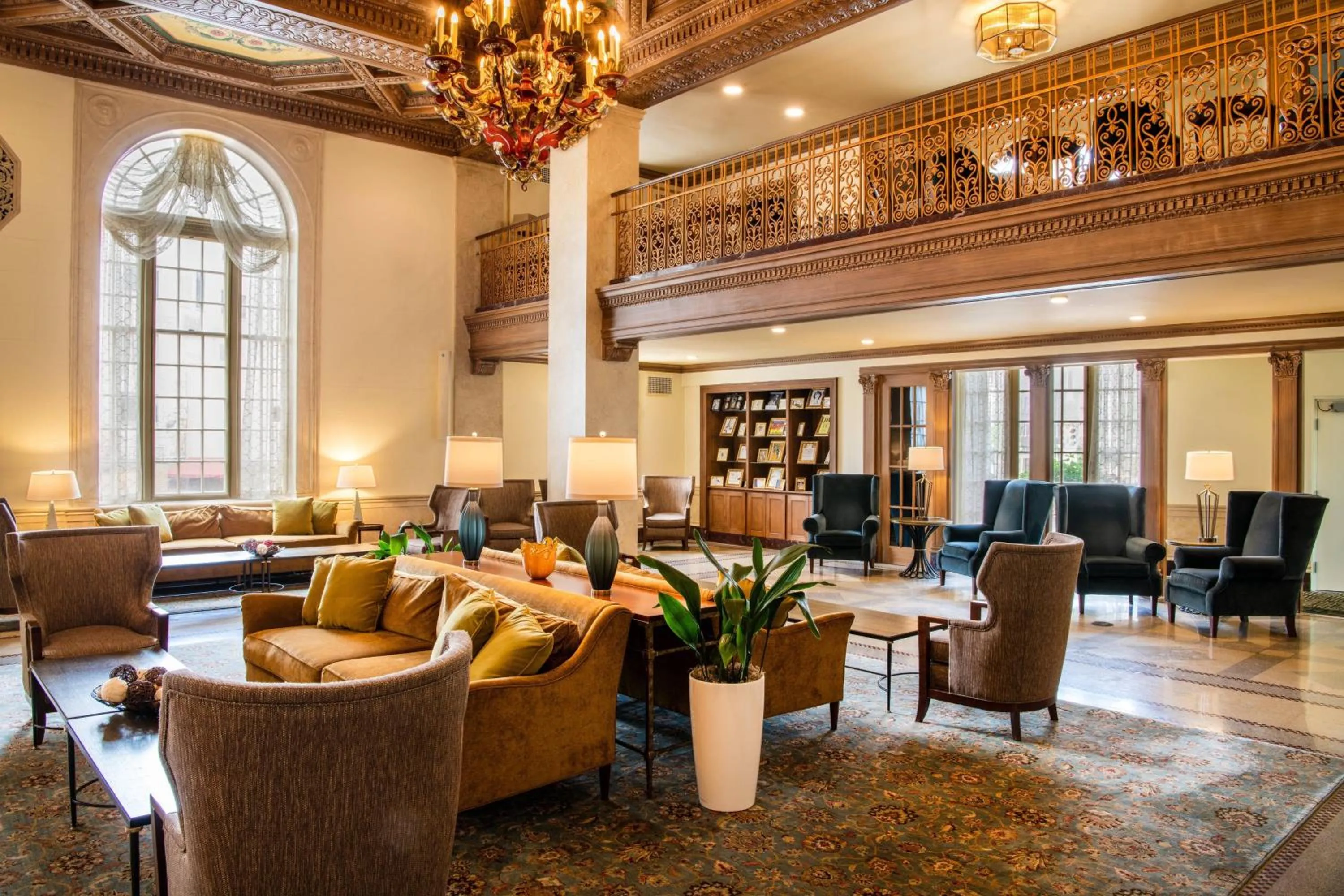 Lobby or reception in Marriott Syracuse Downtown