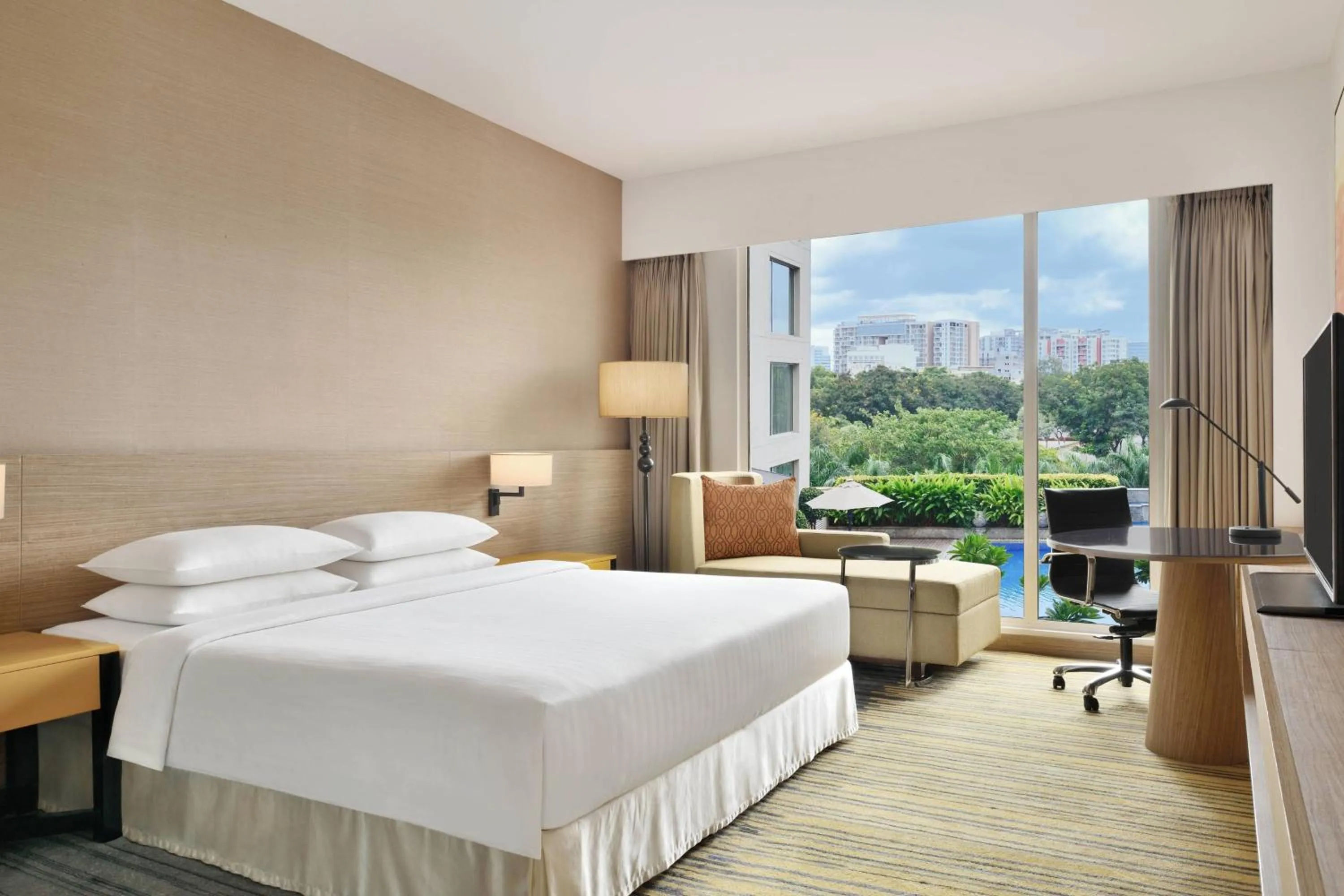 Photo of the whole room, Bed in Courtyard by Marriott Bengaluru Outer Ring Road