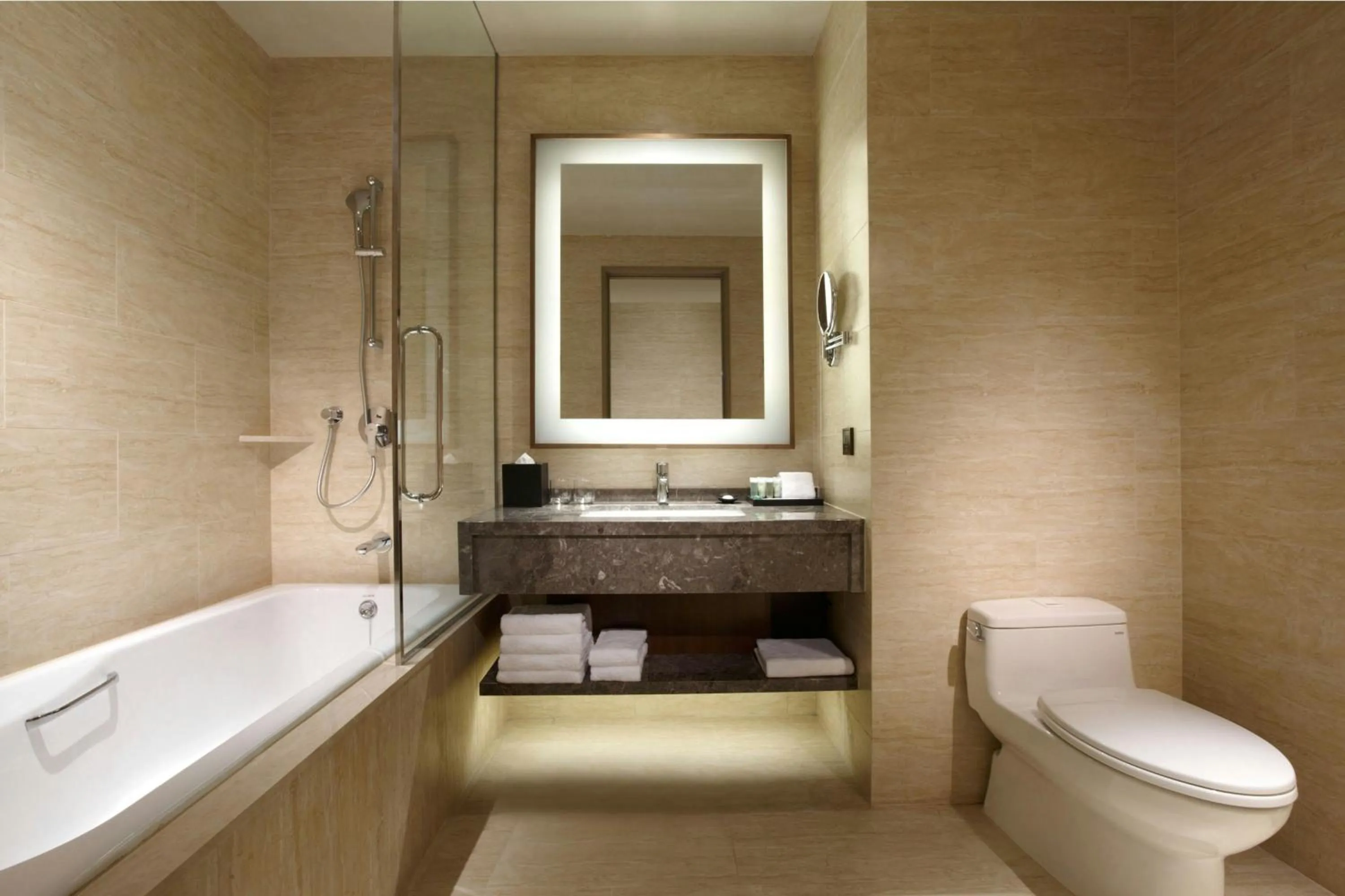 Bathroom in Courtyard by Marriott Taipei
