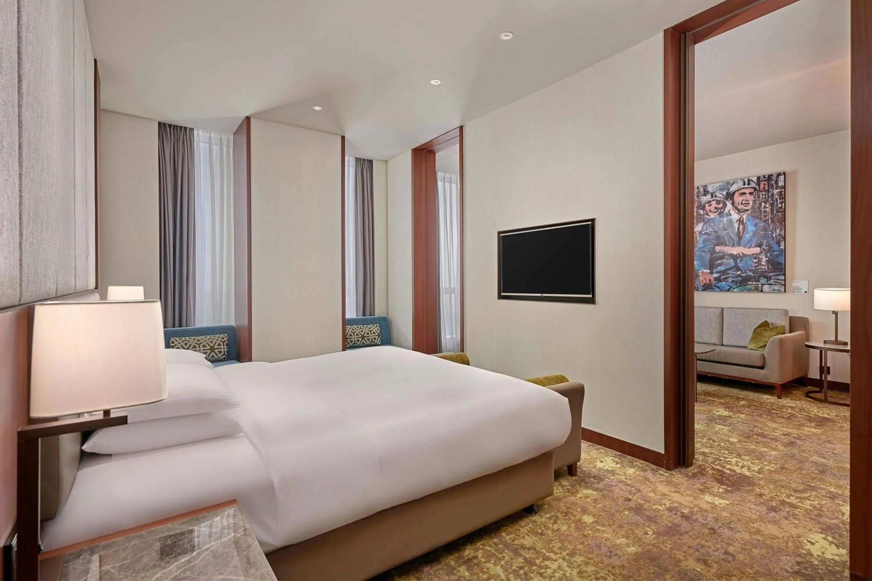 Bedroom, Bed in Courtyard by Marriott Taipei