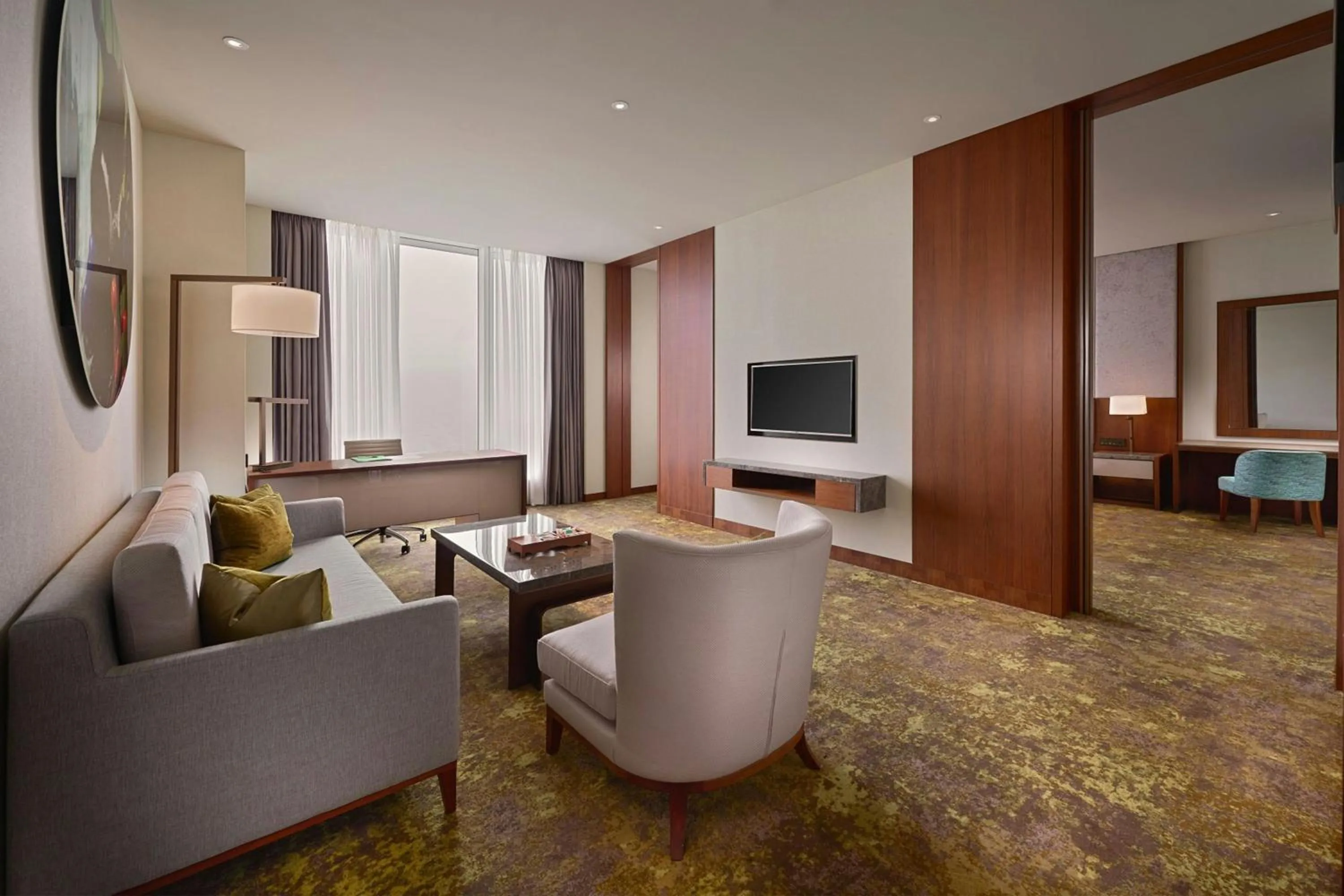 Bedroom in Courtyard by Marriott Taipei