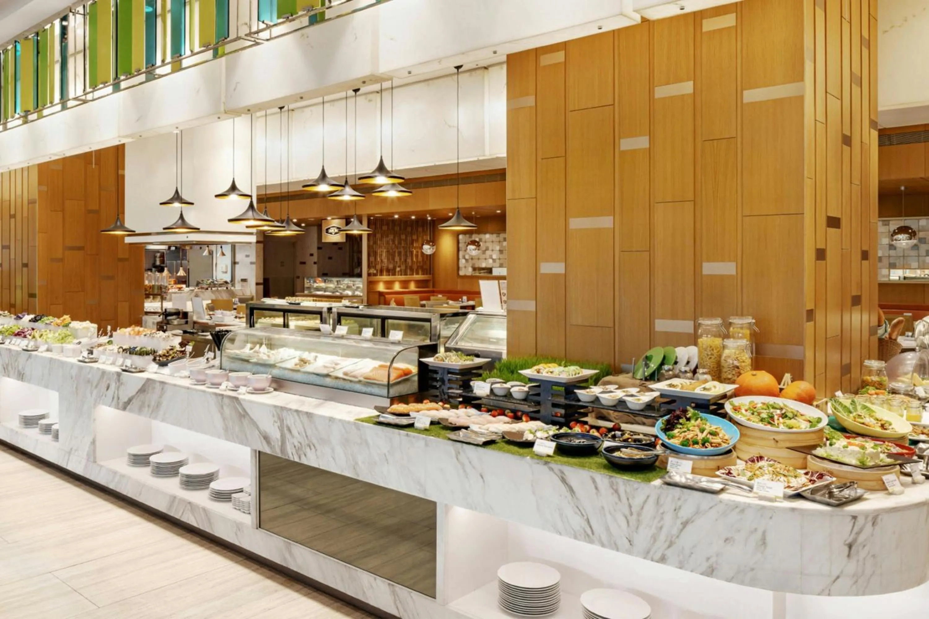 Restaurant/places to eat in Courtyard by Marriott Taipei