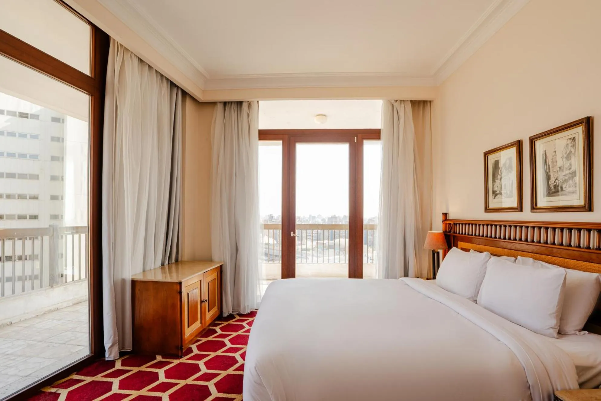 Bed in Om Kolthoom Hotel