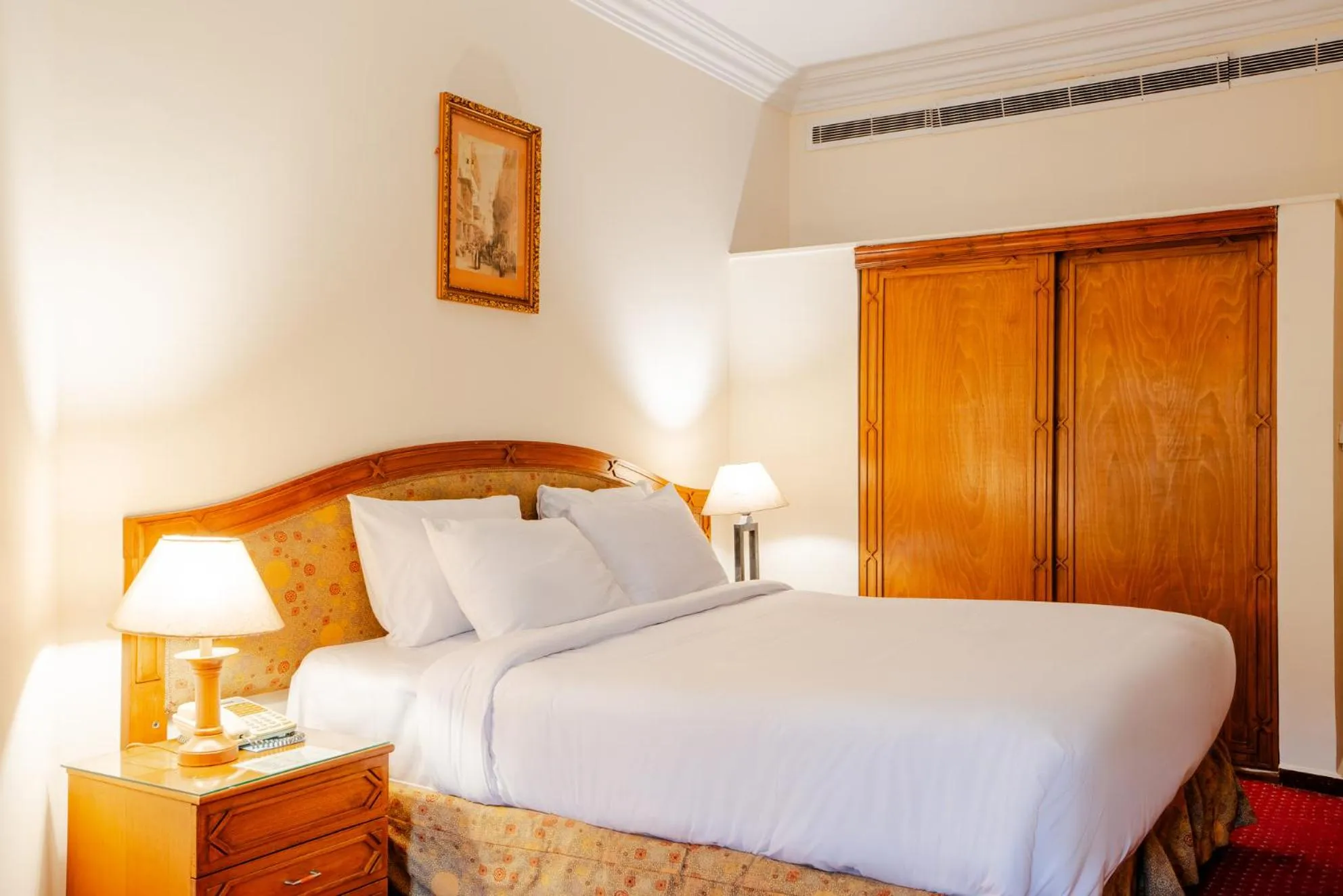 Bed in Om Kolthoom Hotel