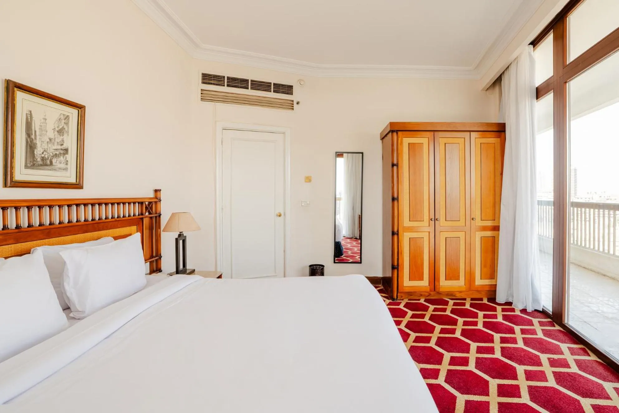 Bed in Om Kolthoom Hotel