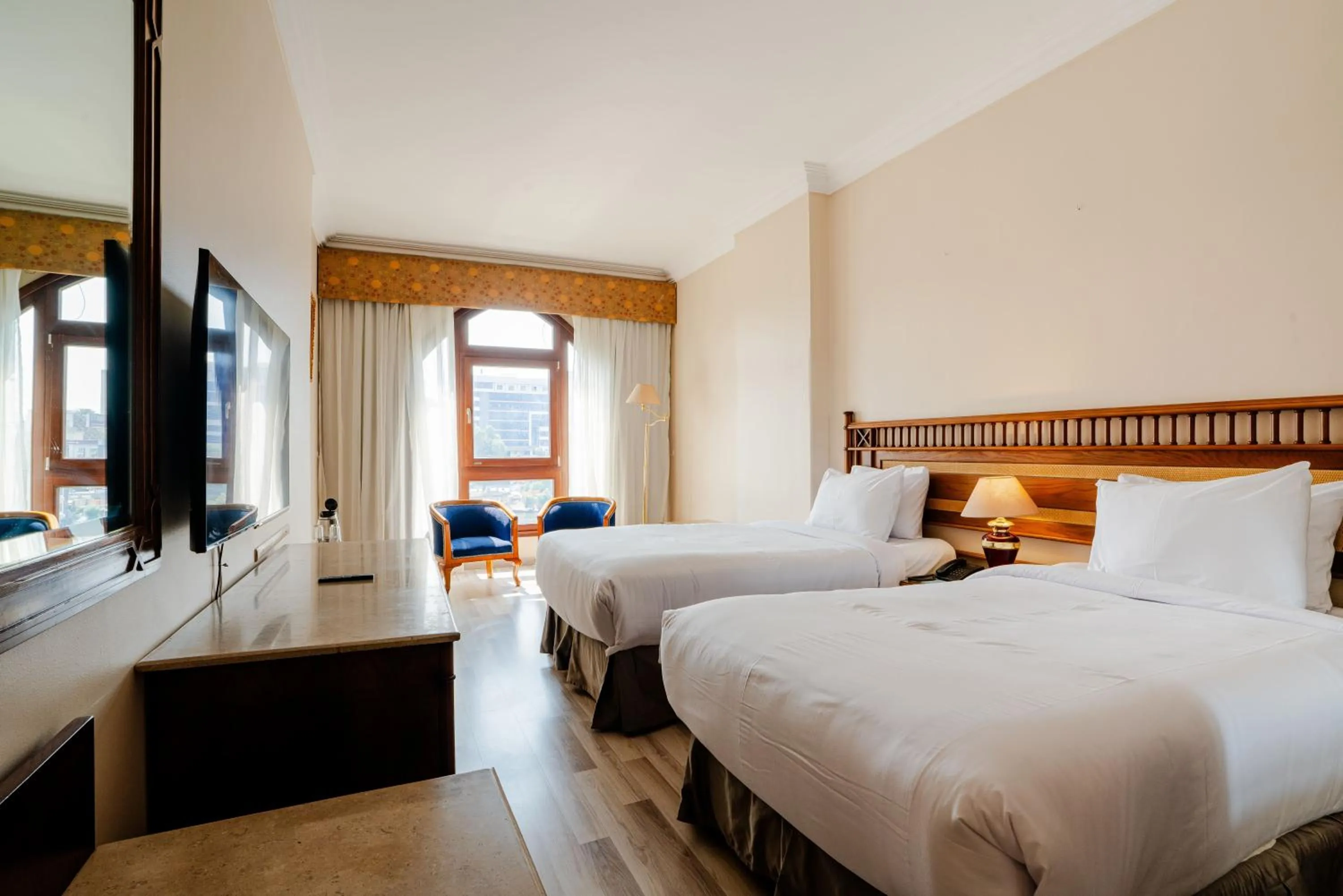 Bed in Om Kolthoom Hotel