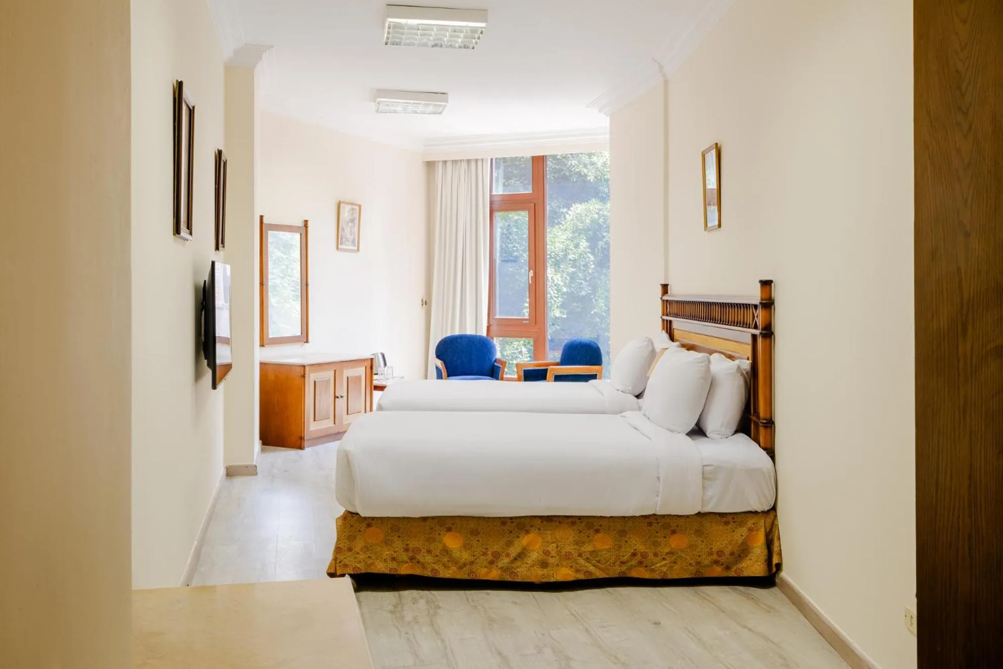 Bed in Om Kolthoom Hotel