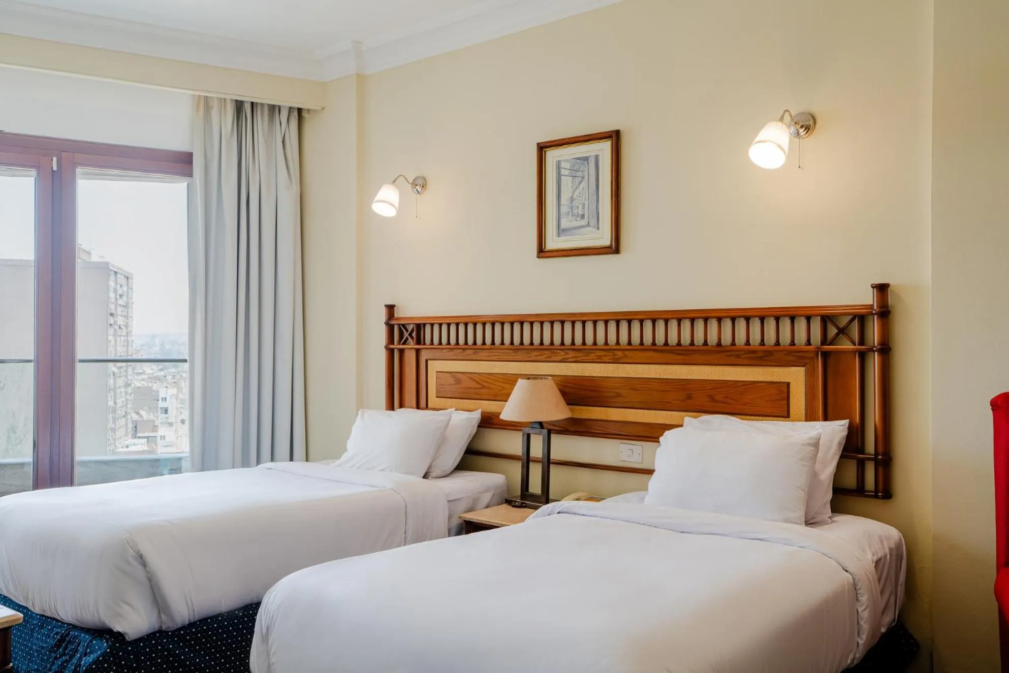 Bed in Om Kolthoom Hotel