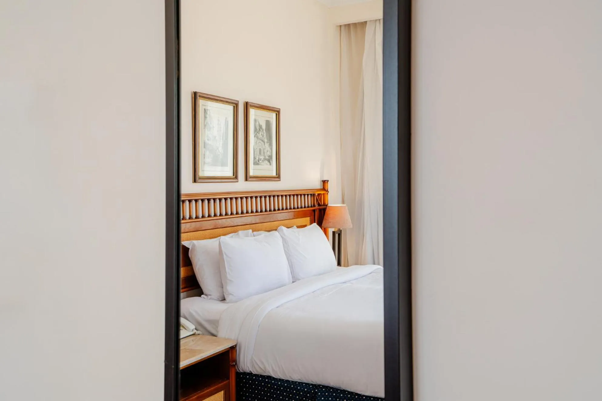 Bed in Om Kolthoom Hotel