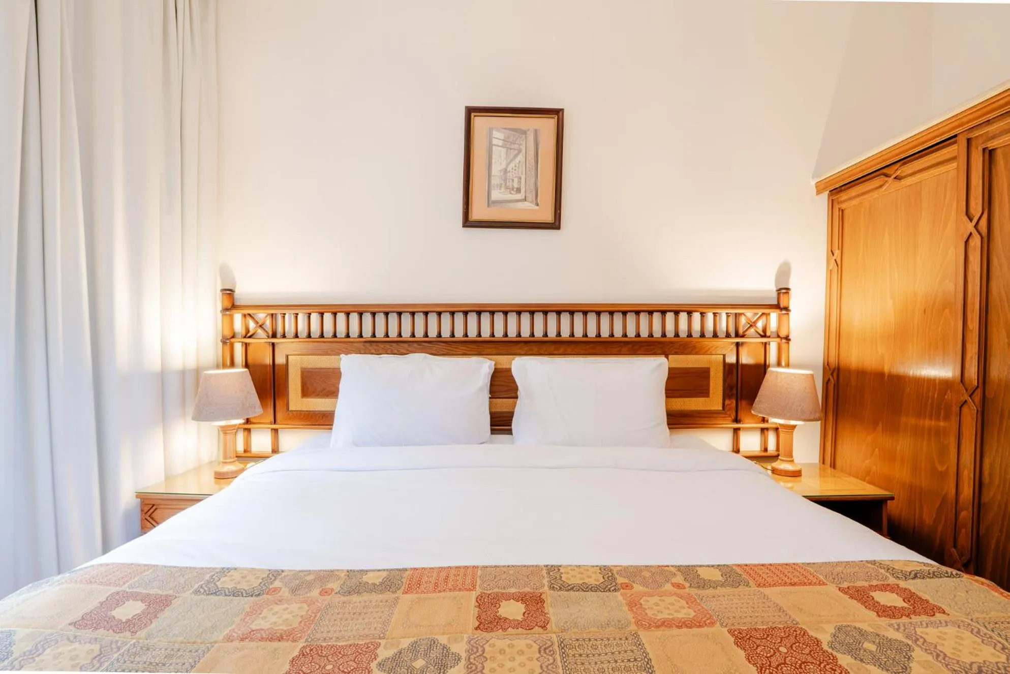 Bed in Om Kolthoom Hotel