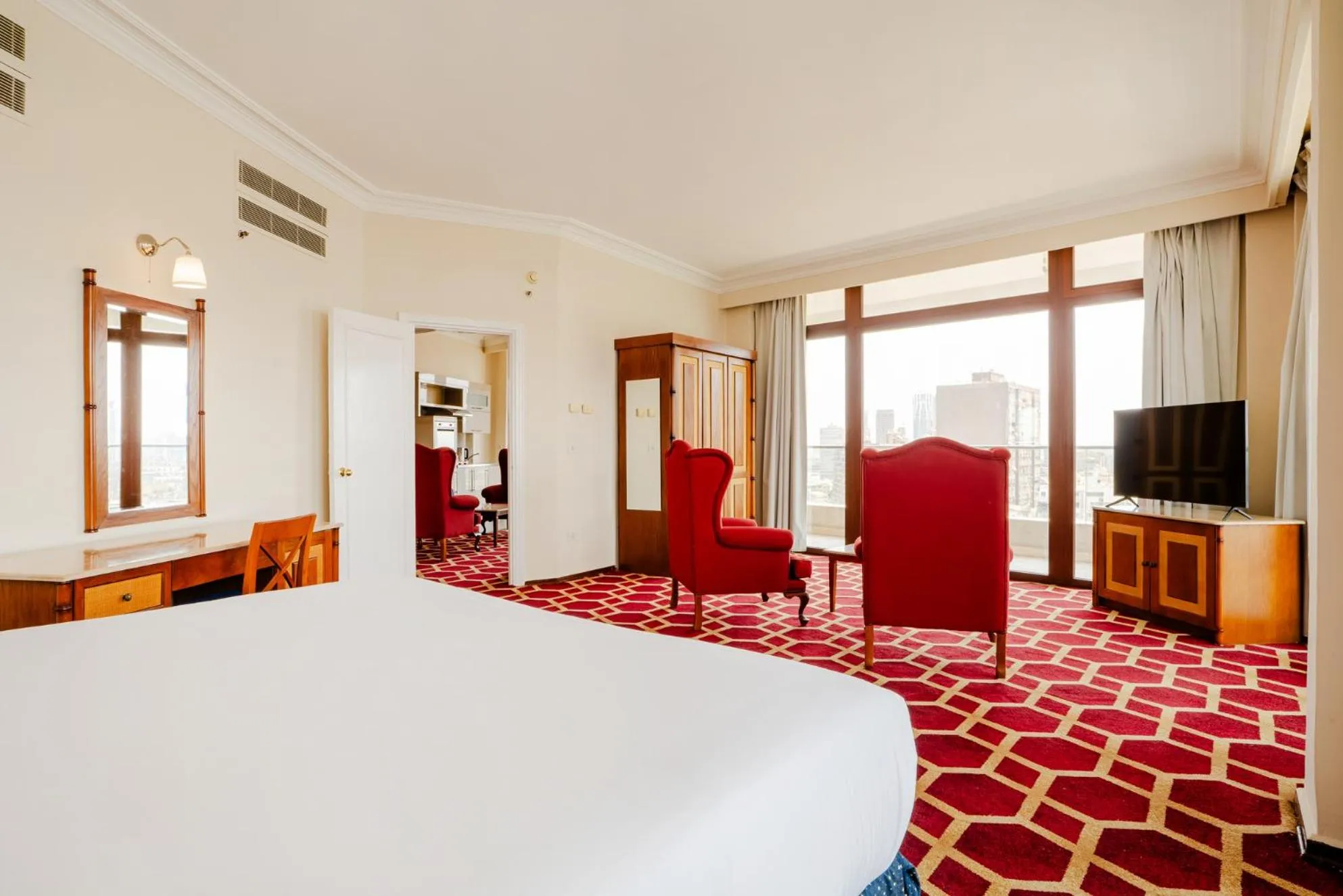 Bed in Om Kolthoom Hotel