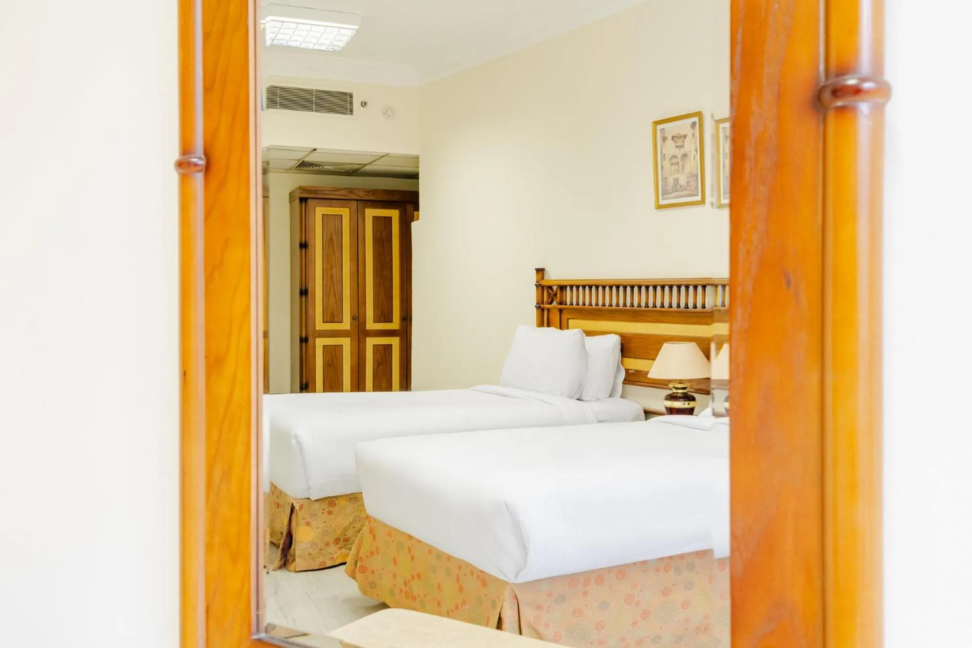 Bed in Om Kolthoom Hotel