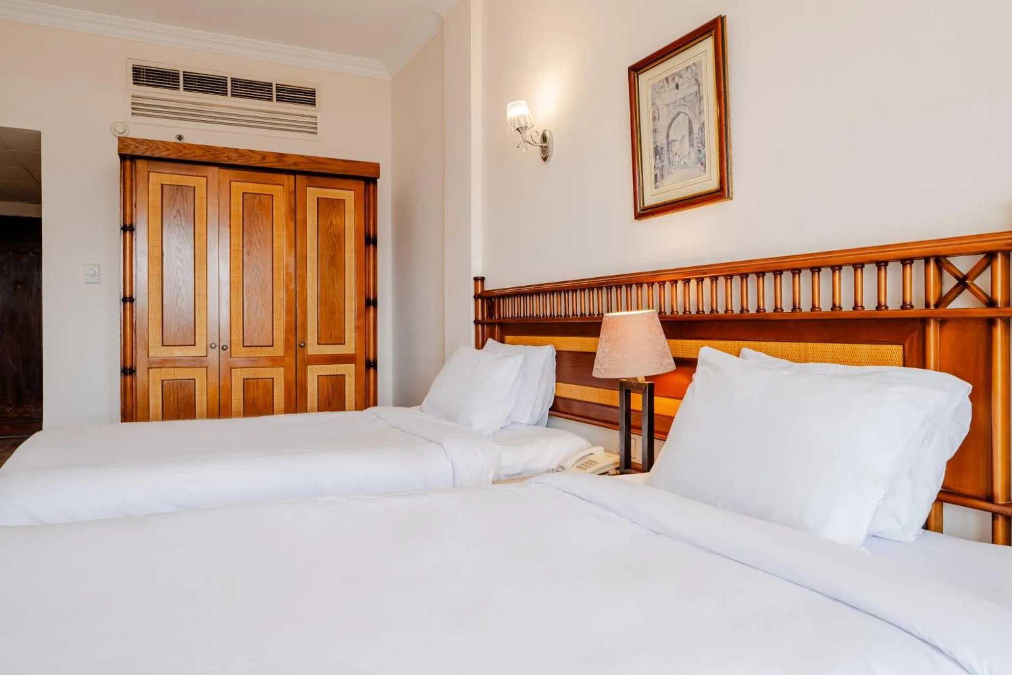 Bed in Om Kolthoom Hotel