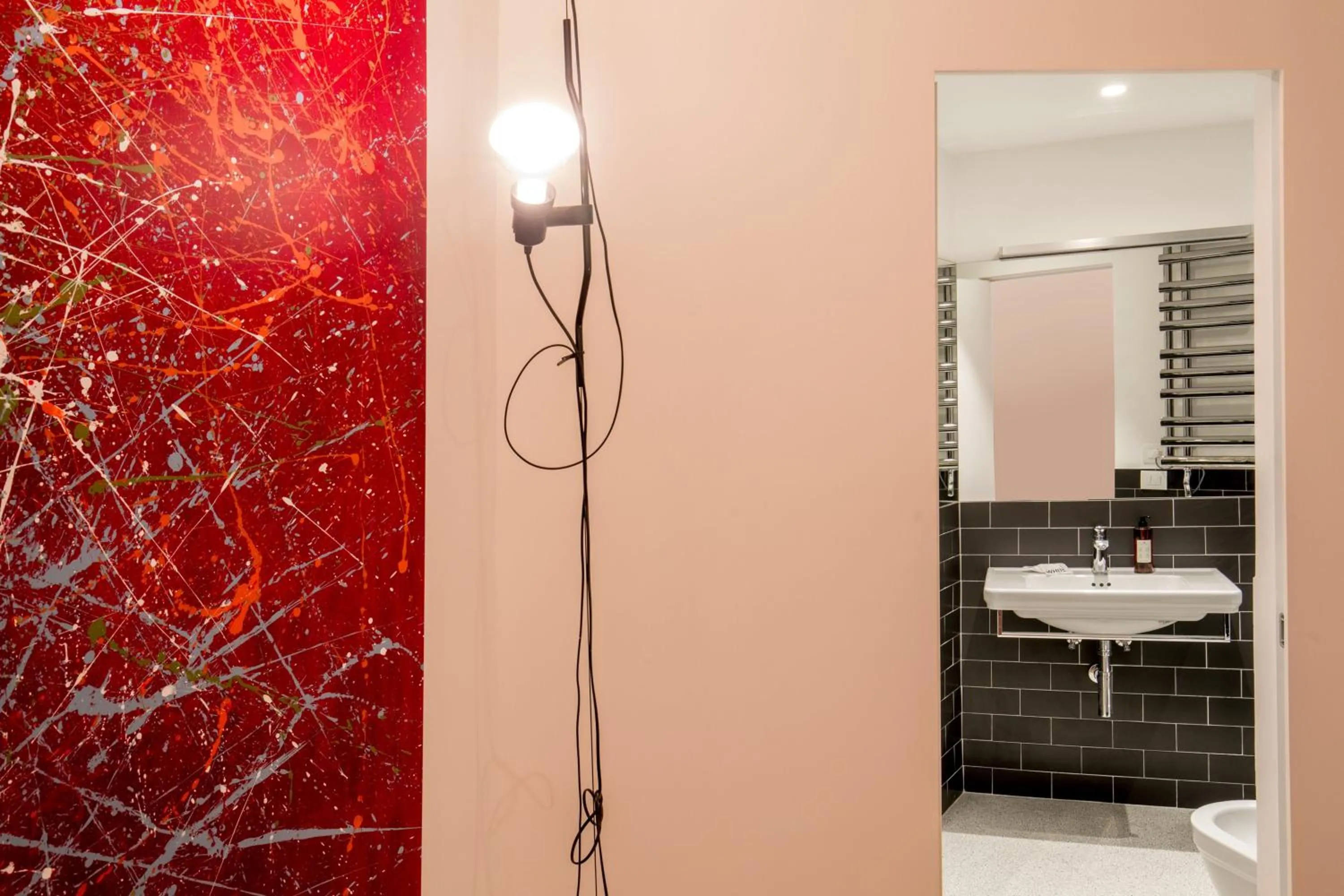 Decorative detail in Belli36rooms near Spanish step and Vatican City