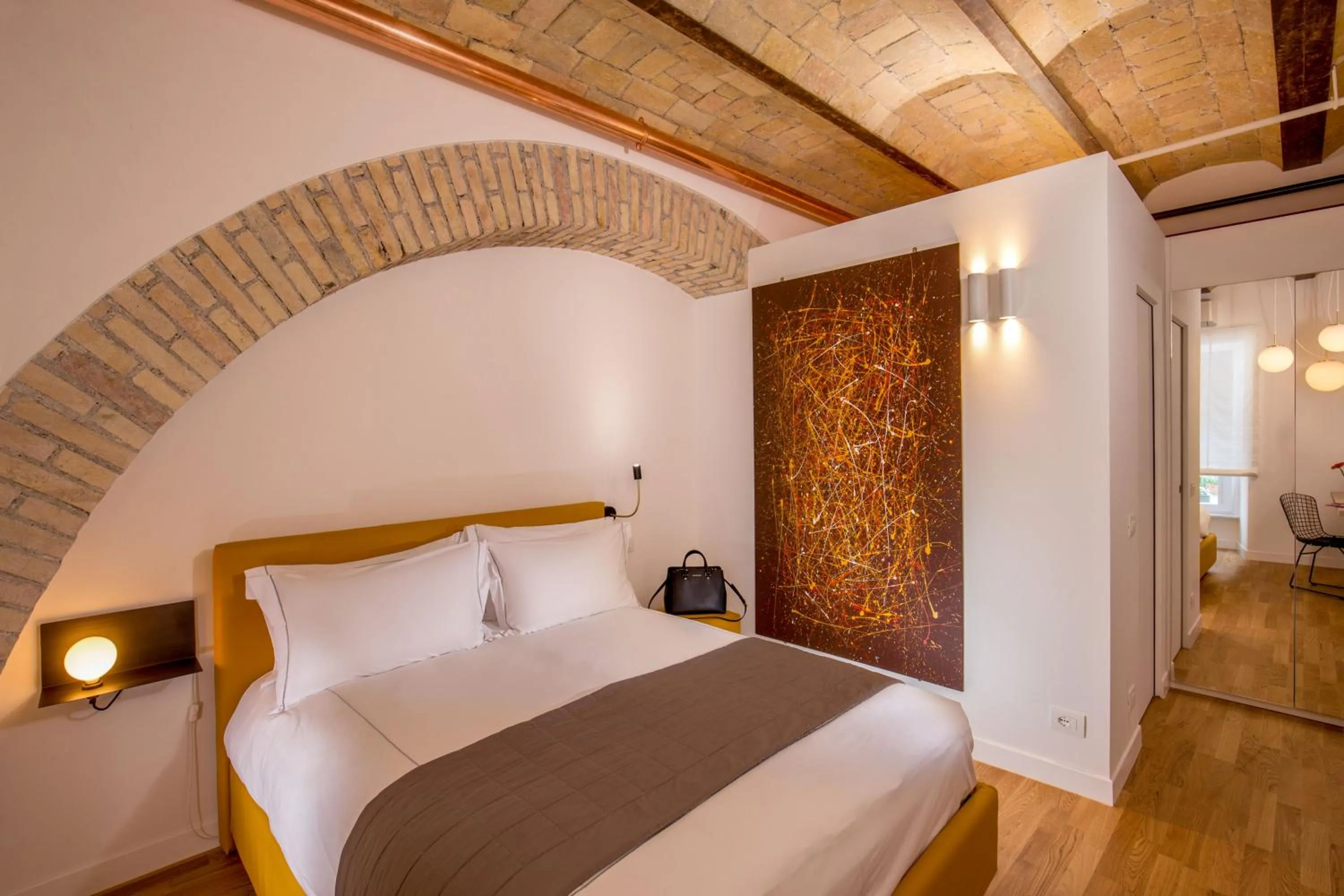 Photo of the whole room, Bed in Belli36rooms near Spanish step and Vatican City