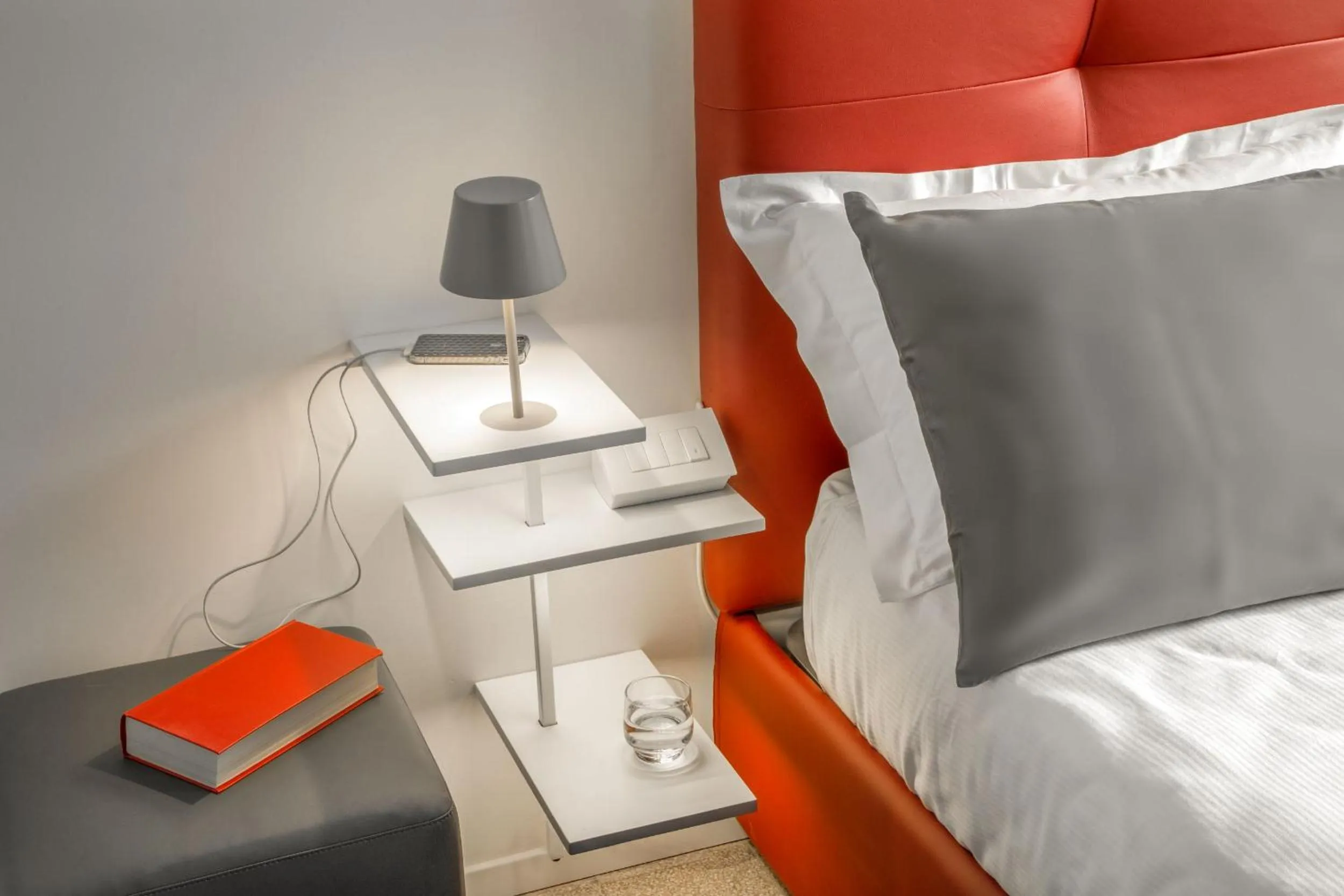 Decorative detail, Bed in Belli36rooms near Spanish step and Vatican City