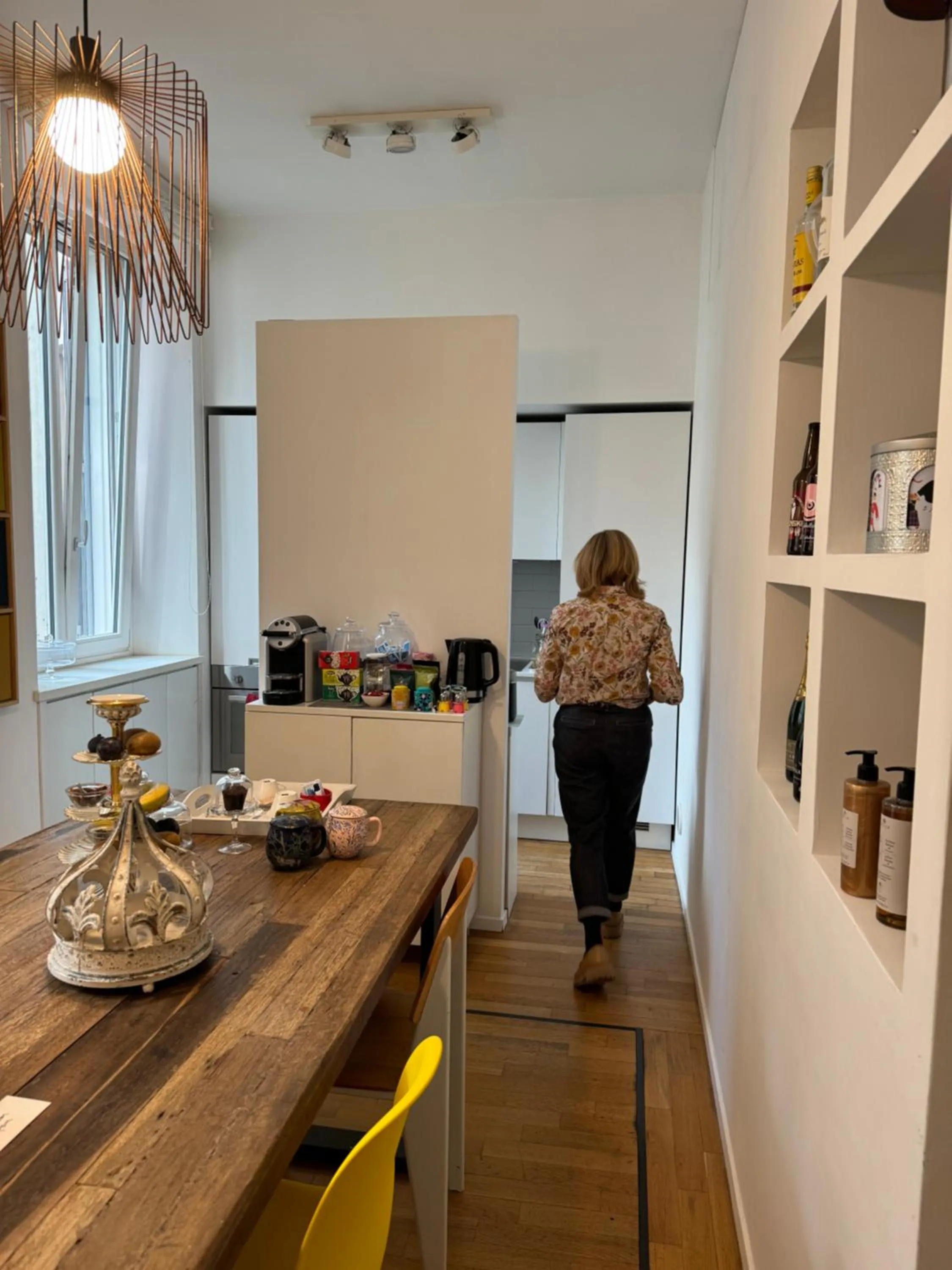Dining area in Belli36rooms near Spanish step and Vatican City