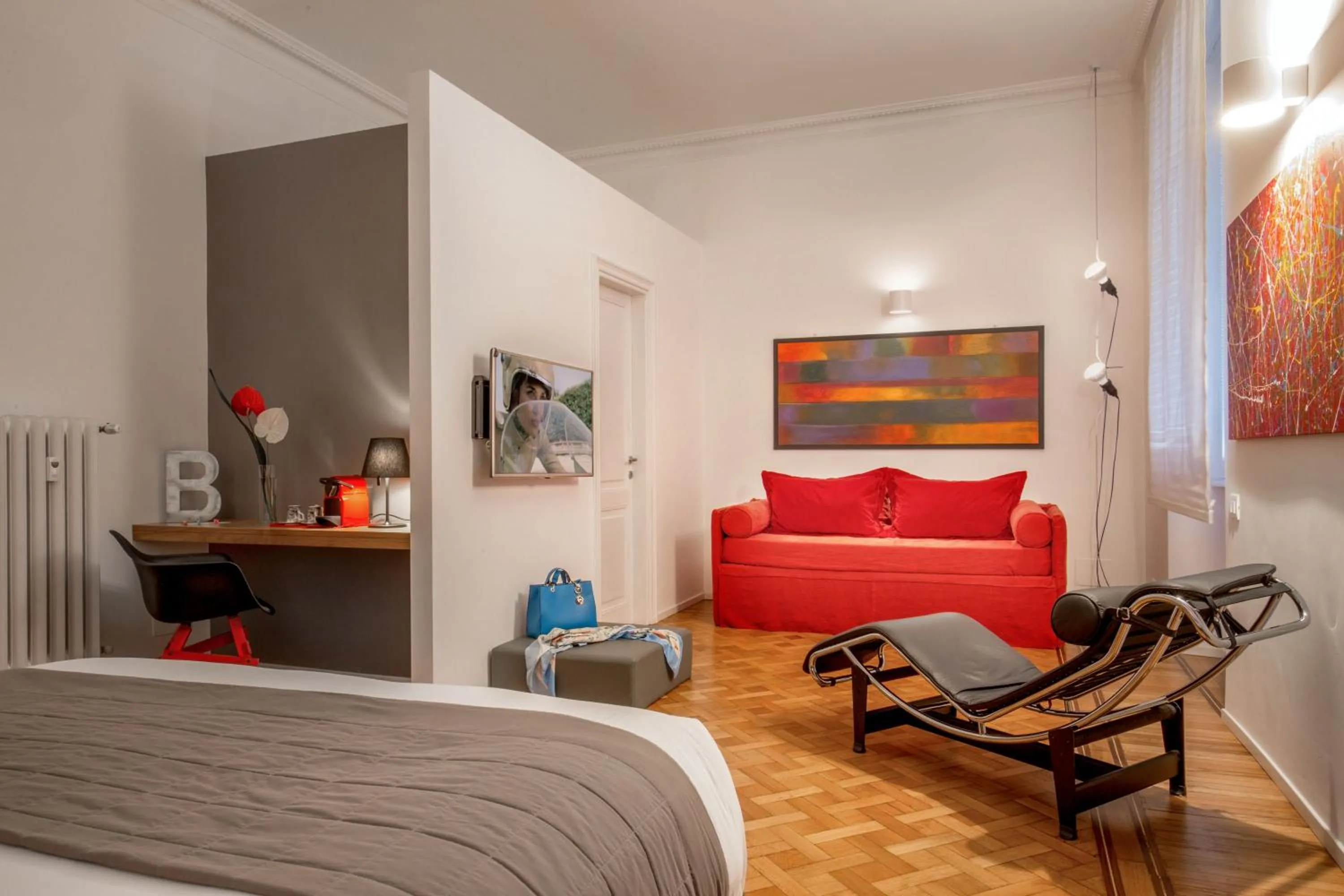 Photo of the whole room, Bed in Belli36rooms near Spanish step and Vatican City