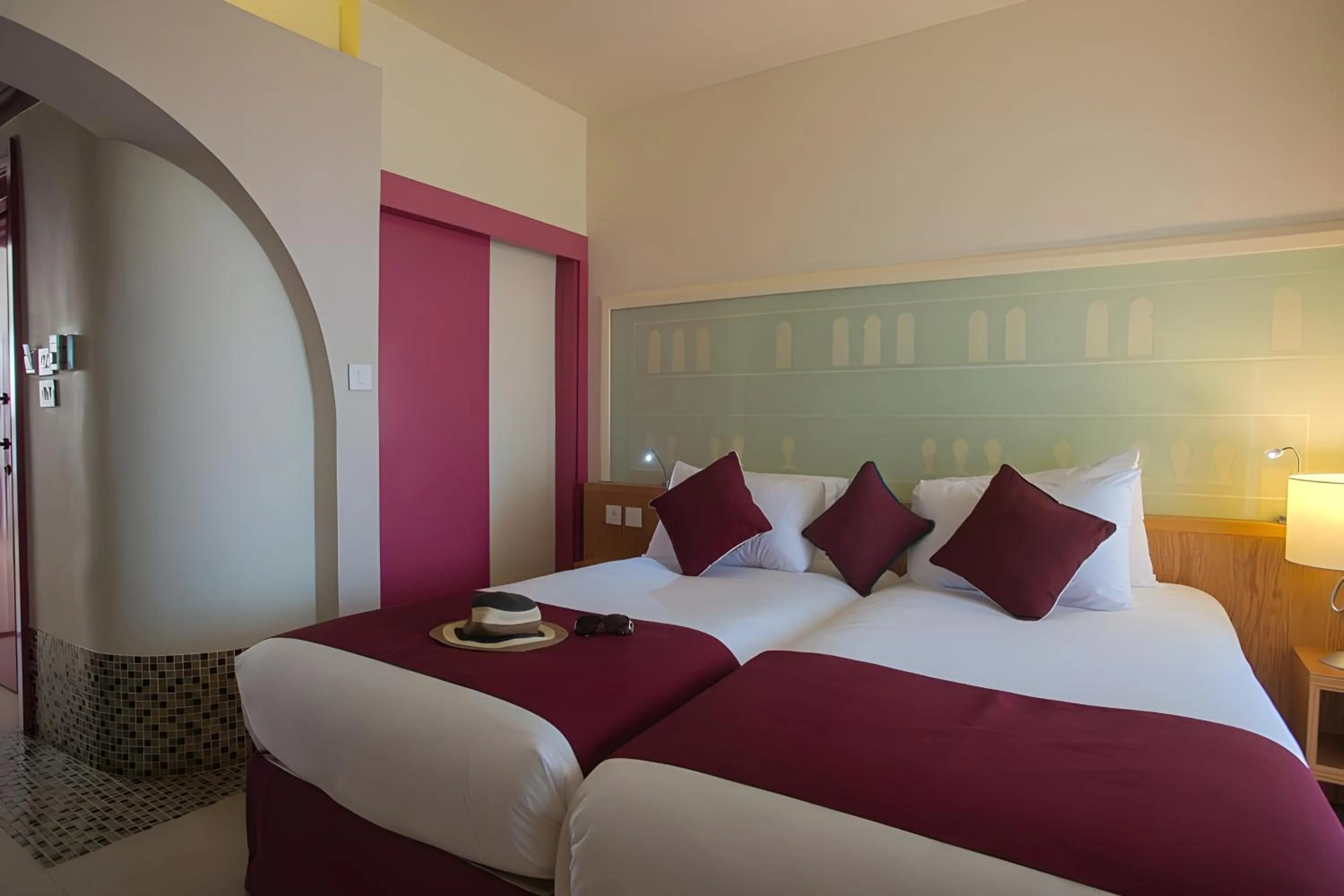 Bed in Mercure Hurghada Hotel